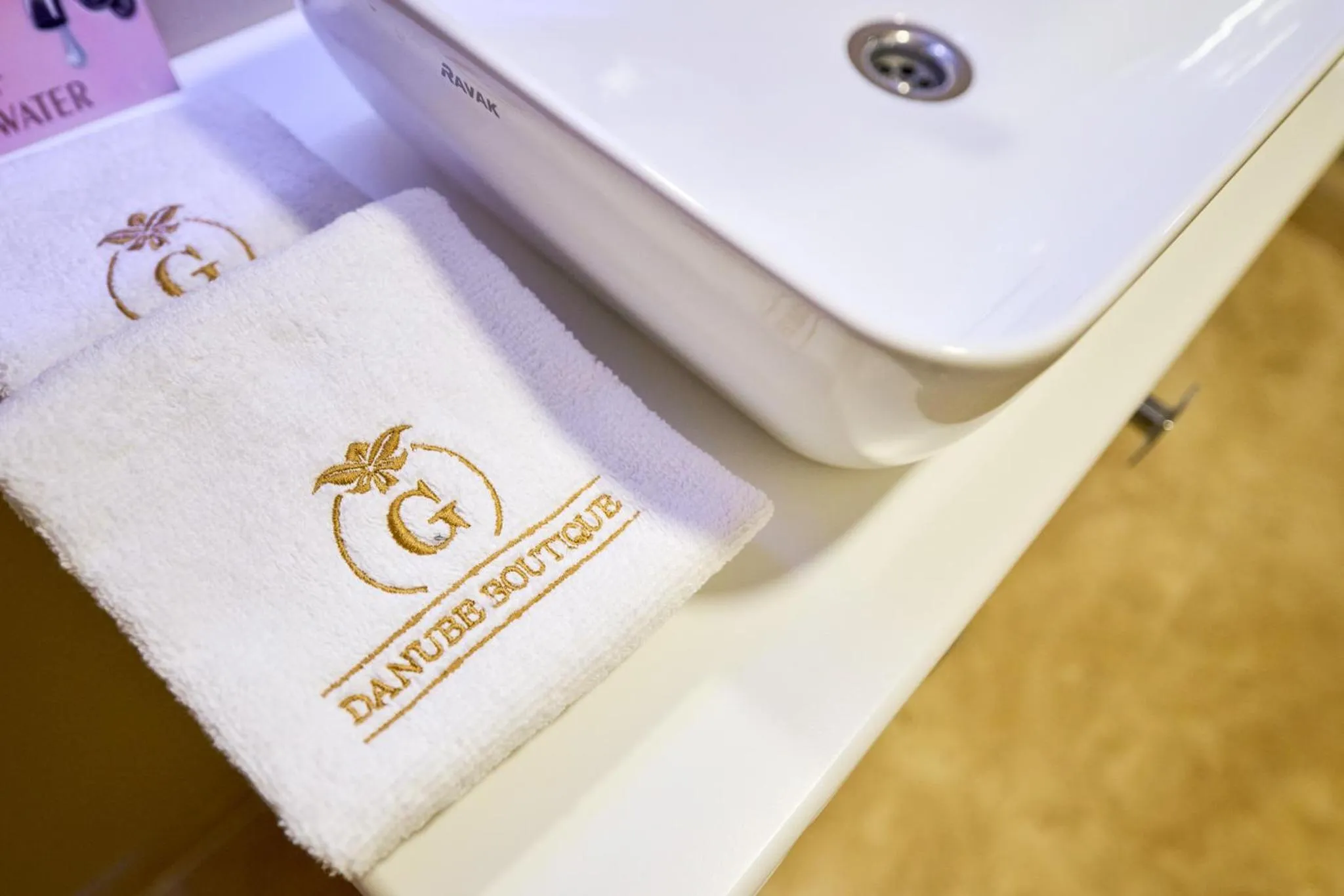 towels in G Danube Boutique Hotel