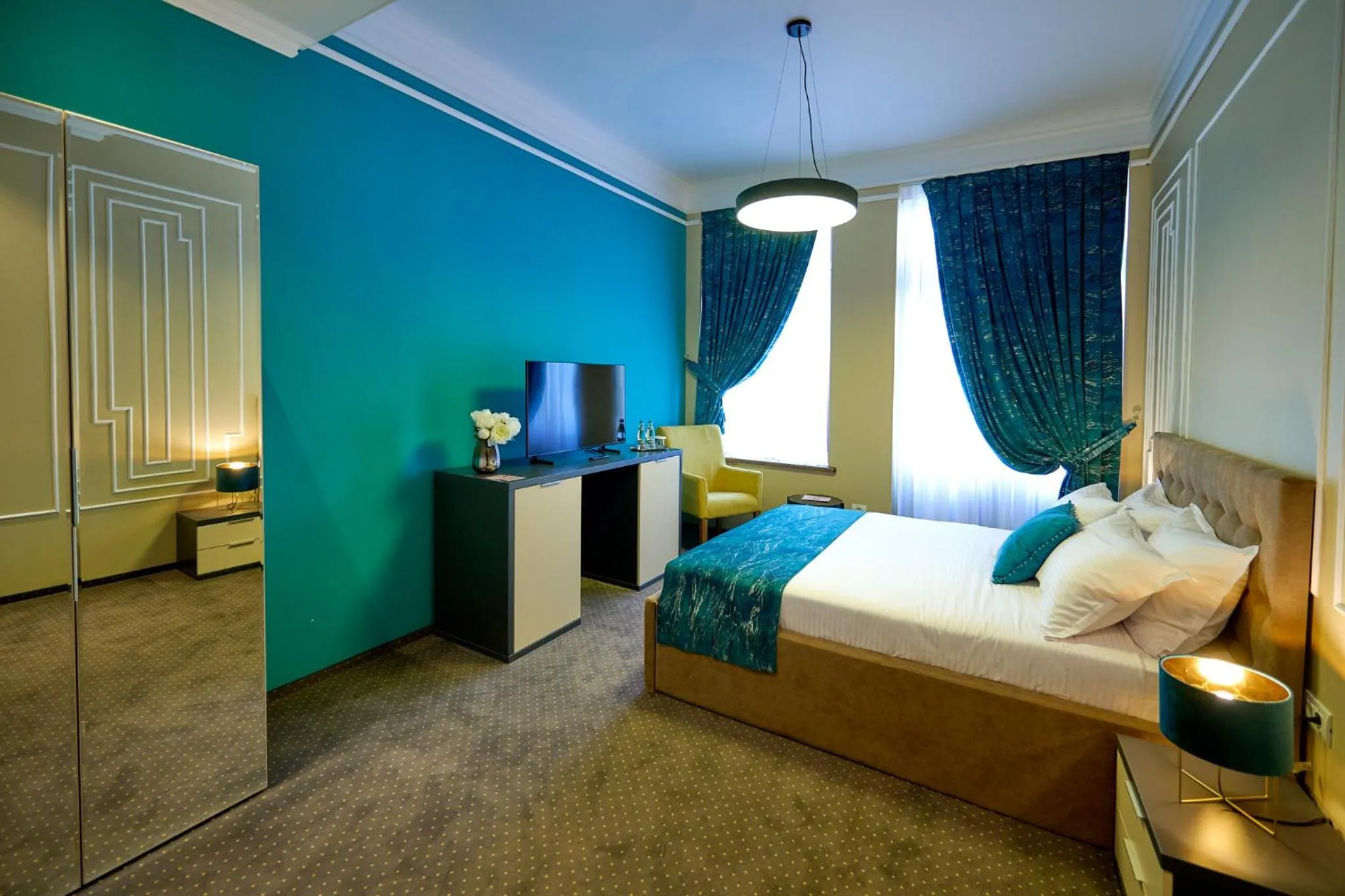 Photo of the whole room, Bed in G Danube Boutique Hotel