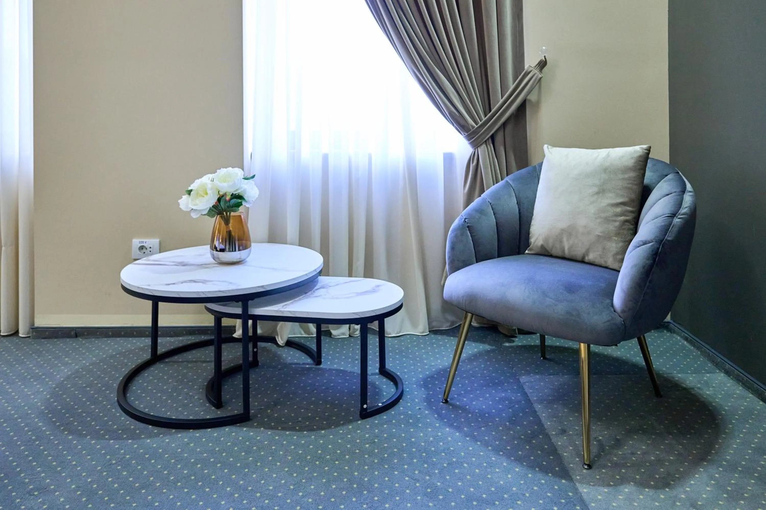 Seating area in G Danube Boutique Hotel