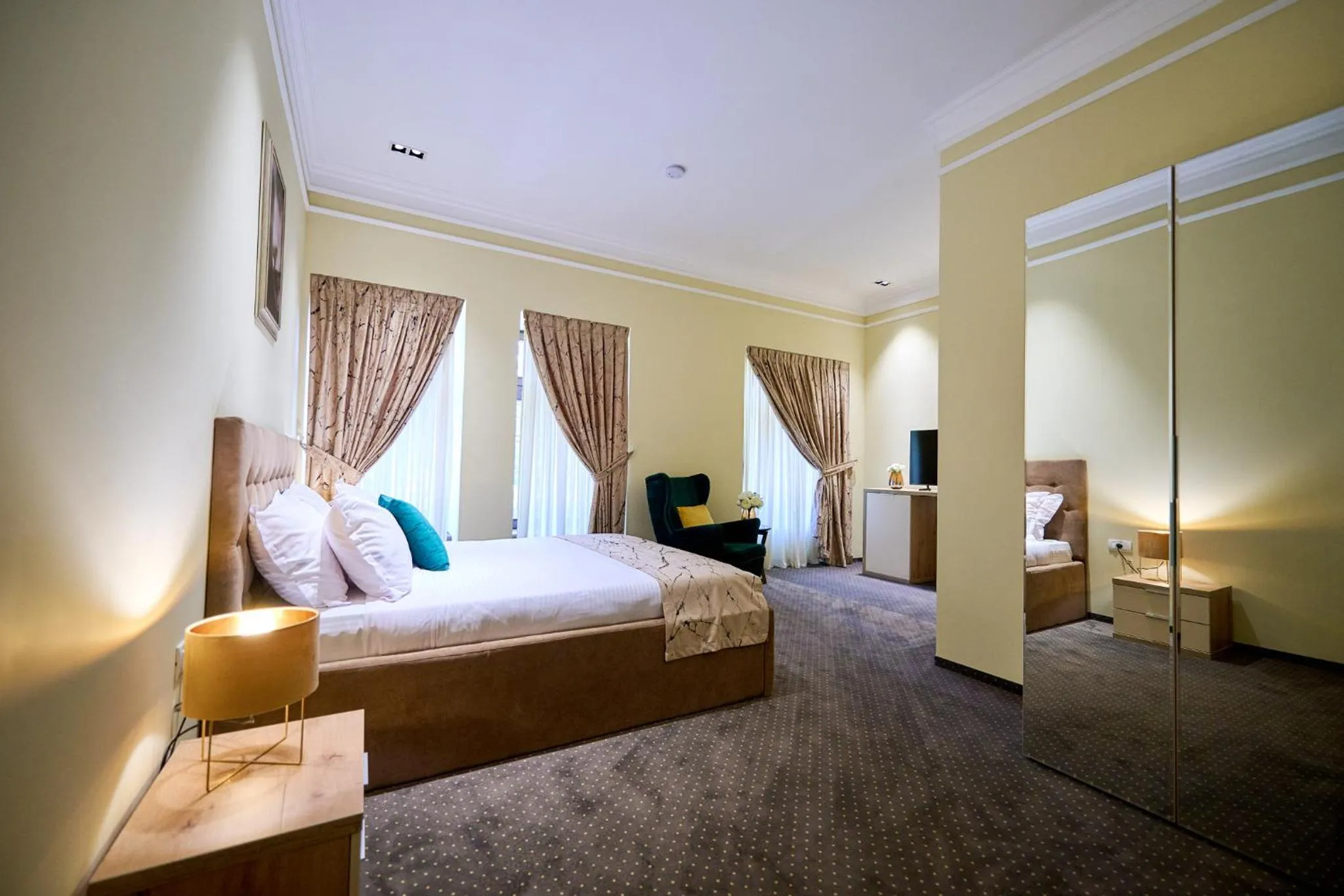 Bed in G Danube Boutique Hotel