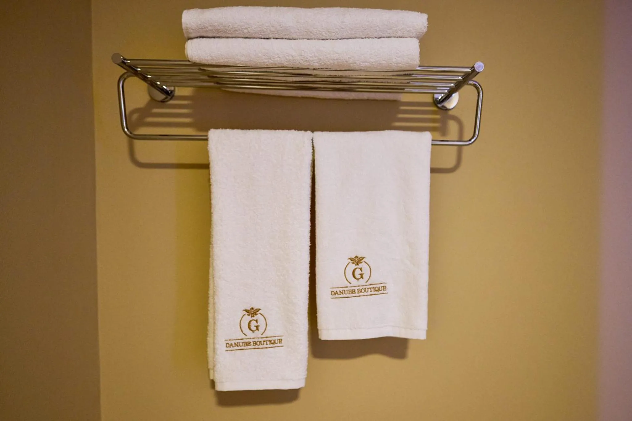 towels in G Danube Boutique Hotel