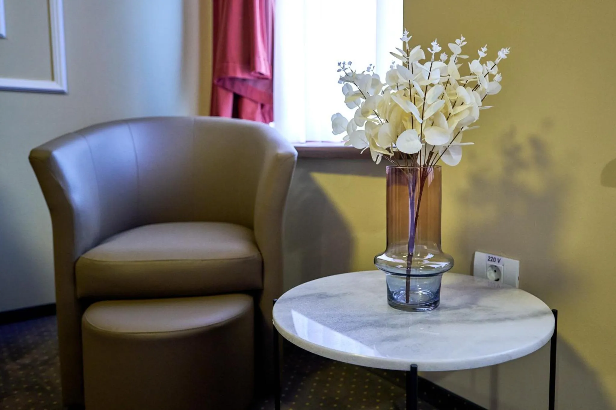 Seating area in G Danube Boutique Hotel