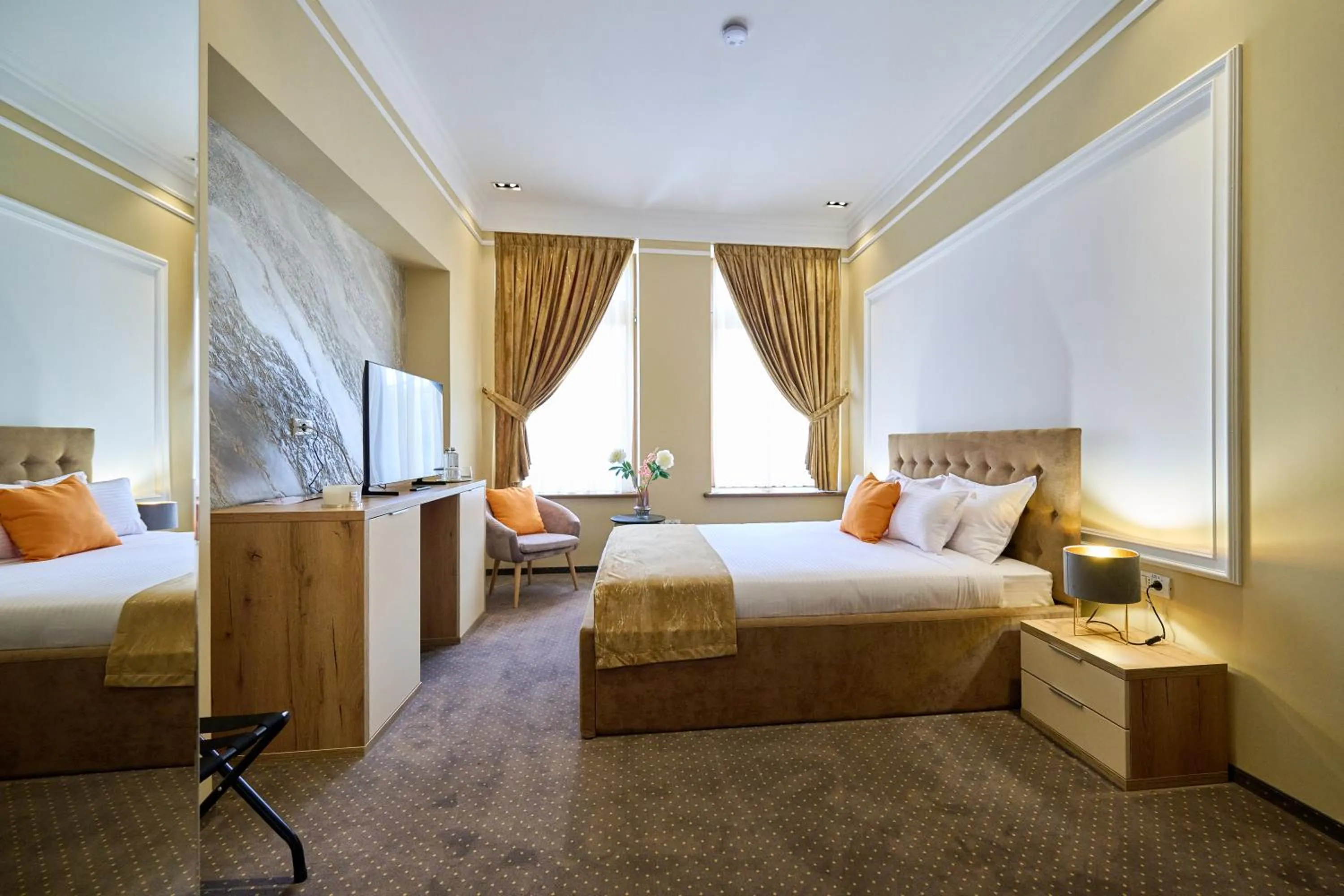 Photo of the whole room, Bed in G Danube Boutique Hotel