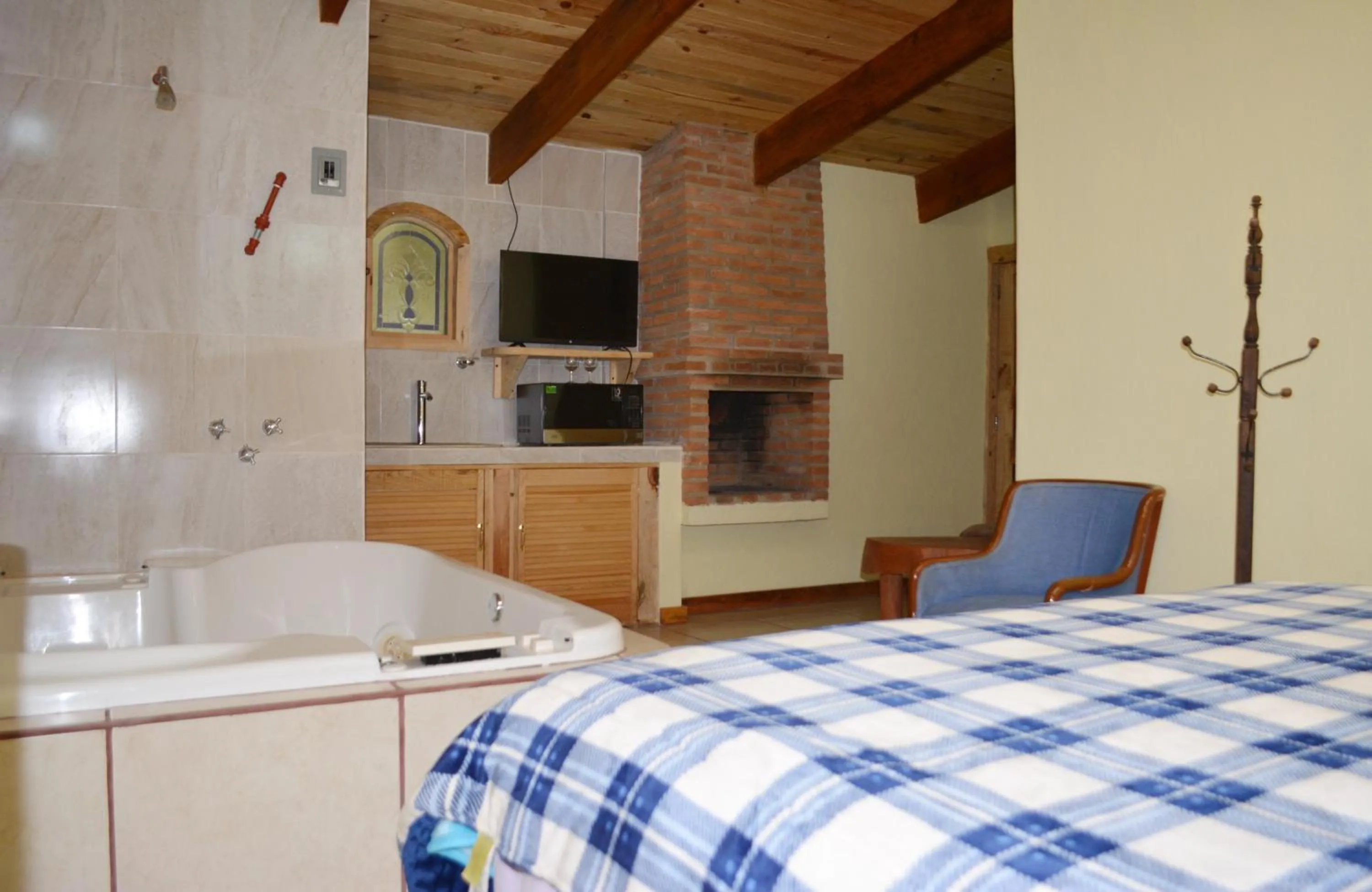 Bed in La Vieja Casona Hotel