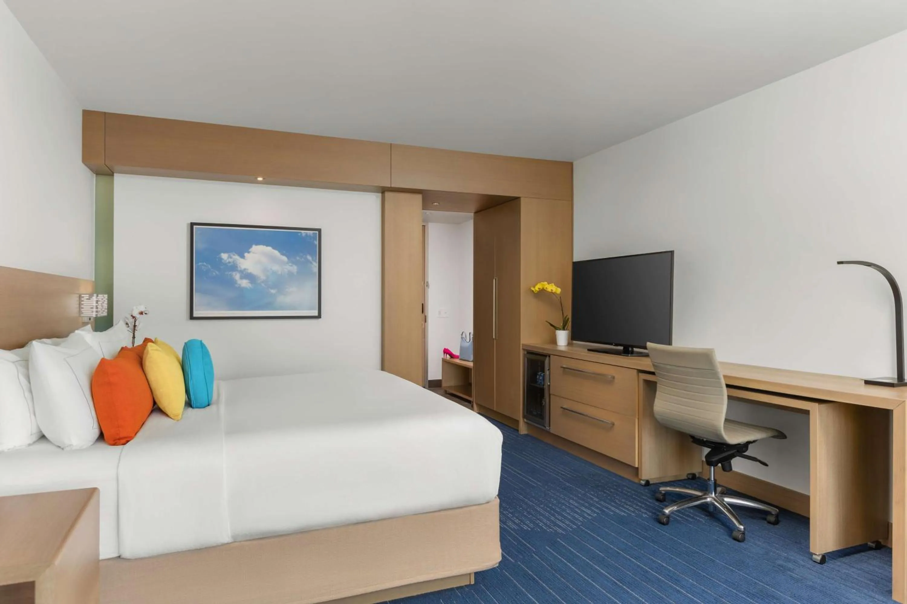 Bedroom, Bed in The Art Hotel Denver, Curio Collection by Hilton