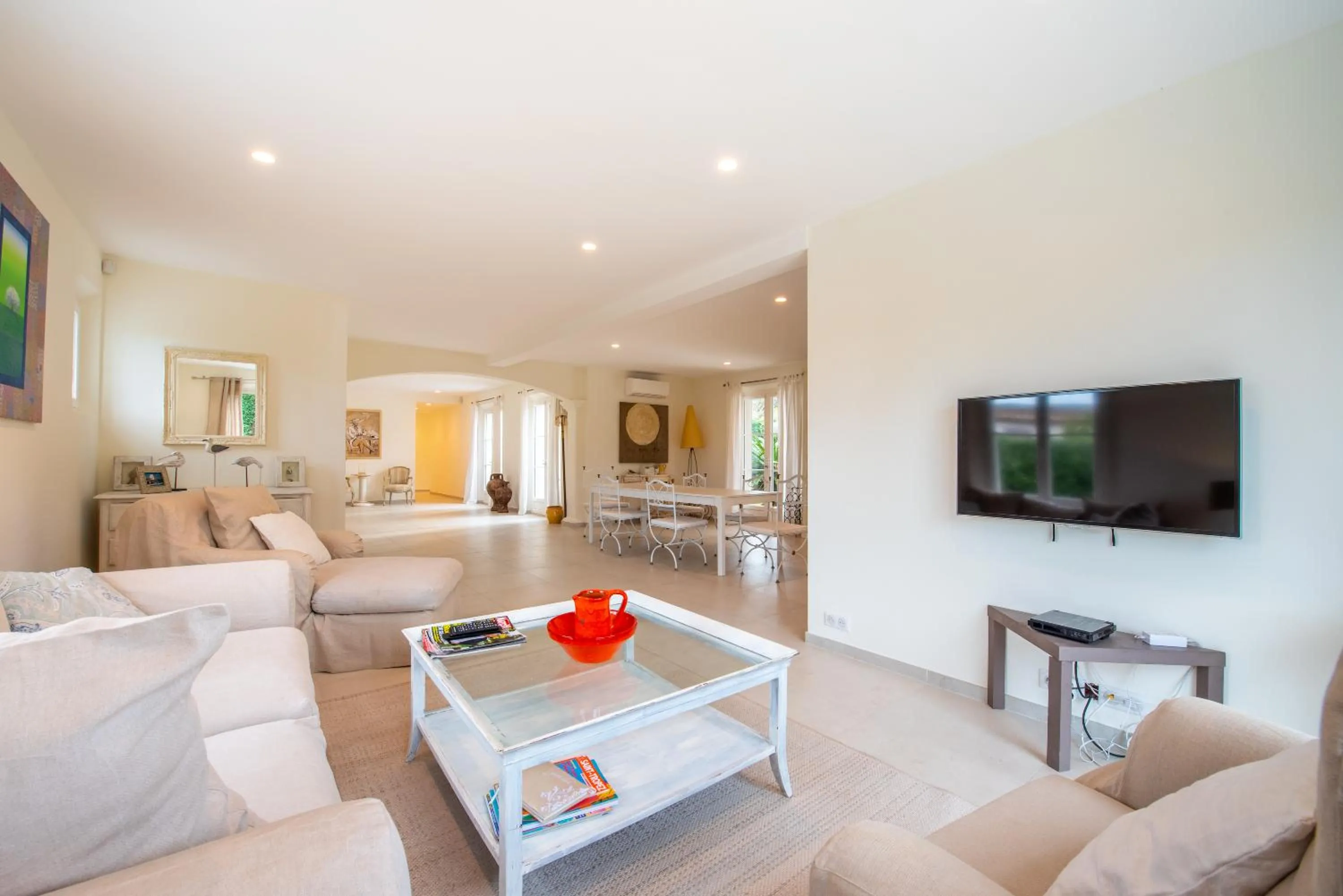 Living room in Villa le Roi Soleil