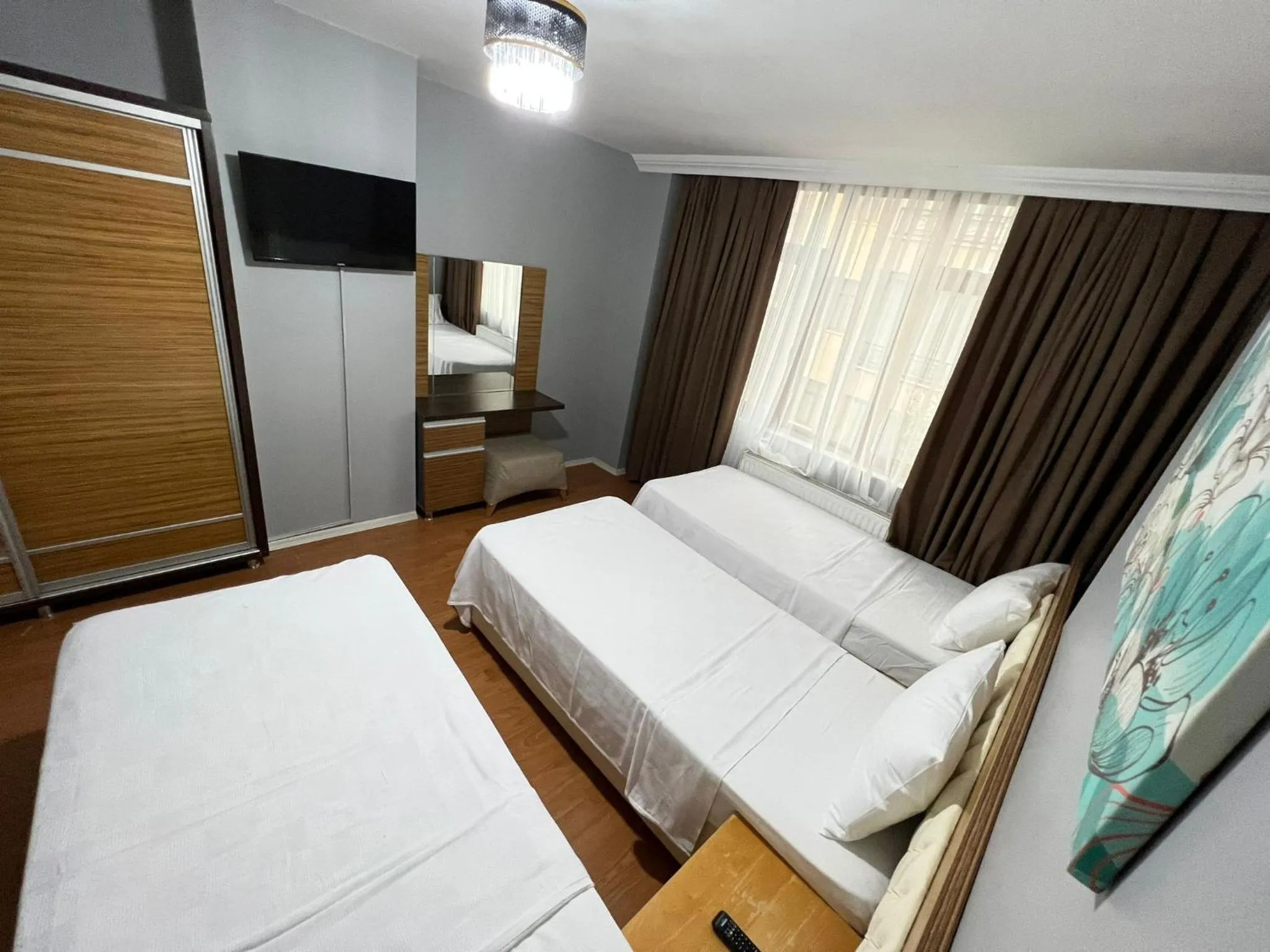 TV and multimedia, Bed in City Blue Hotel