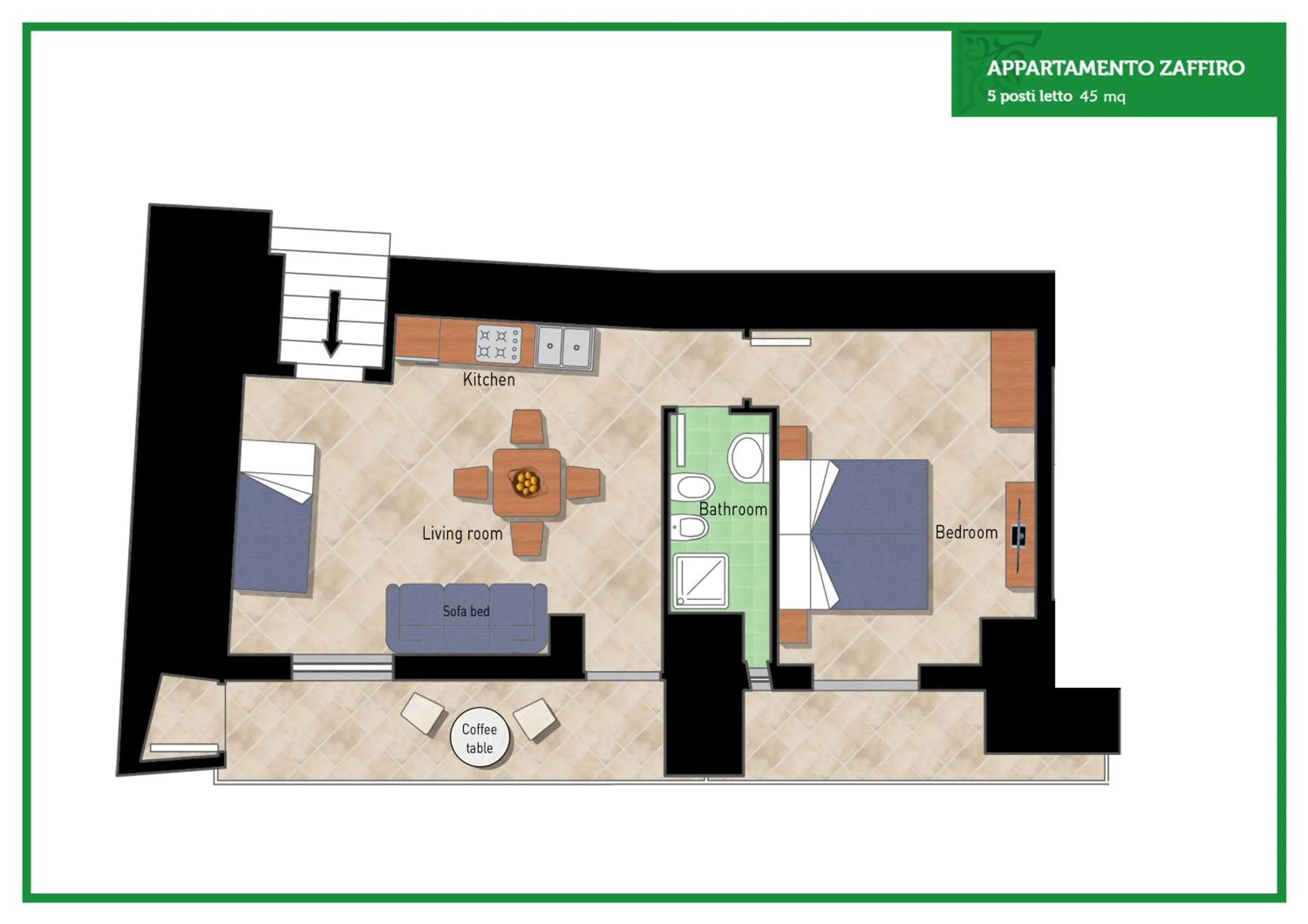Floor plan in Lemon Flats Sorrento