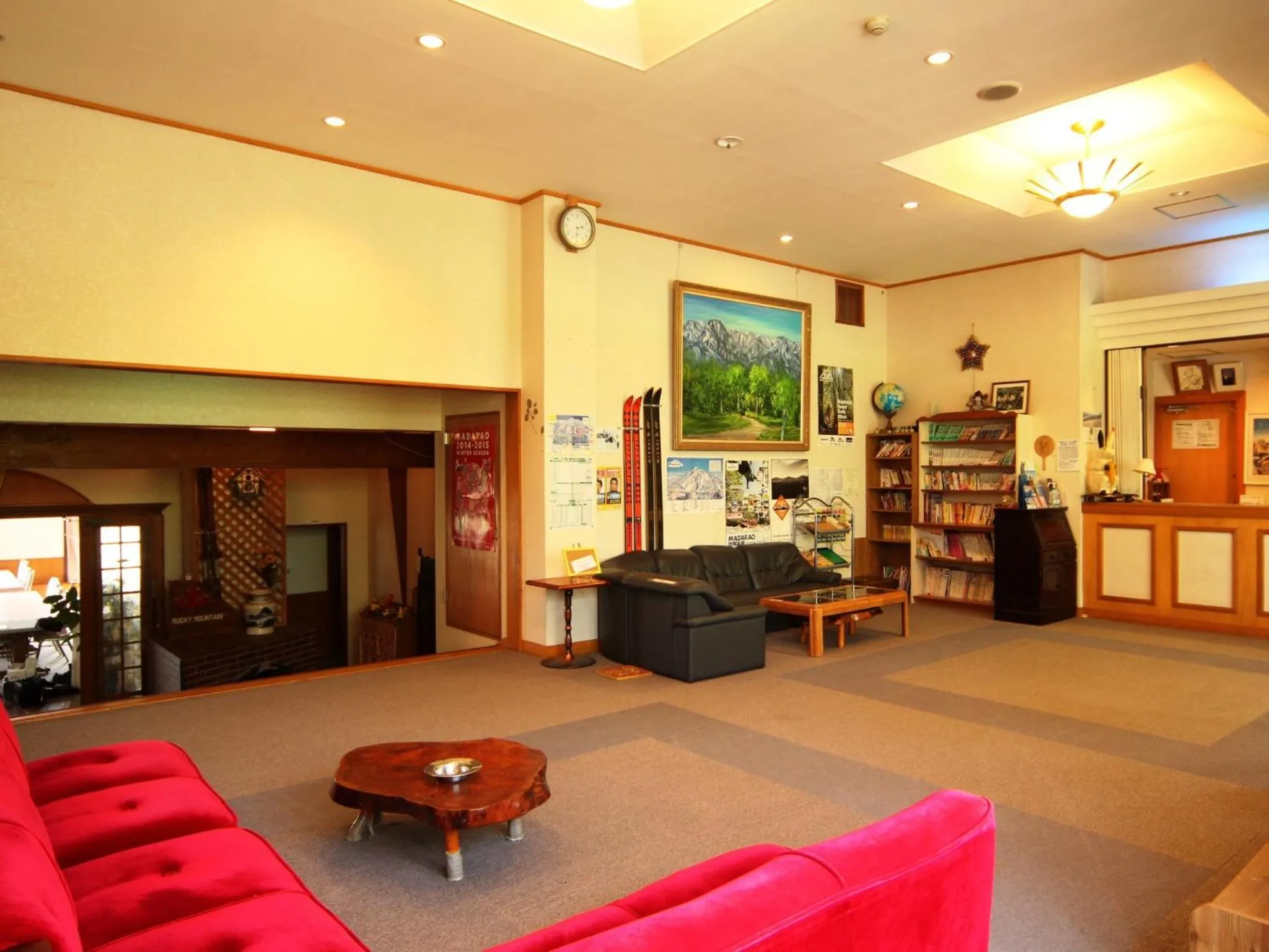 Lobby or reception in Marchen House Madarao