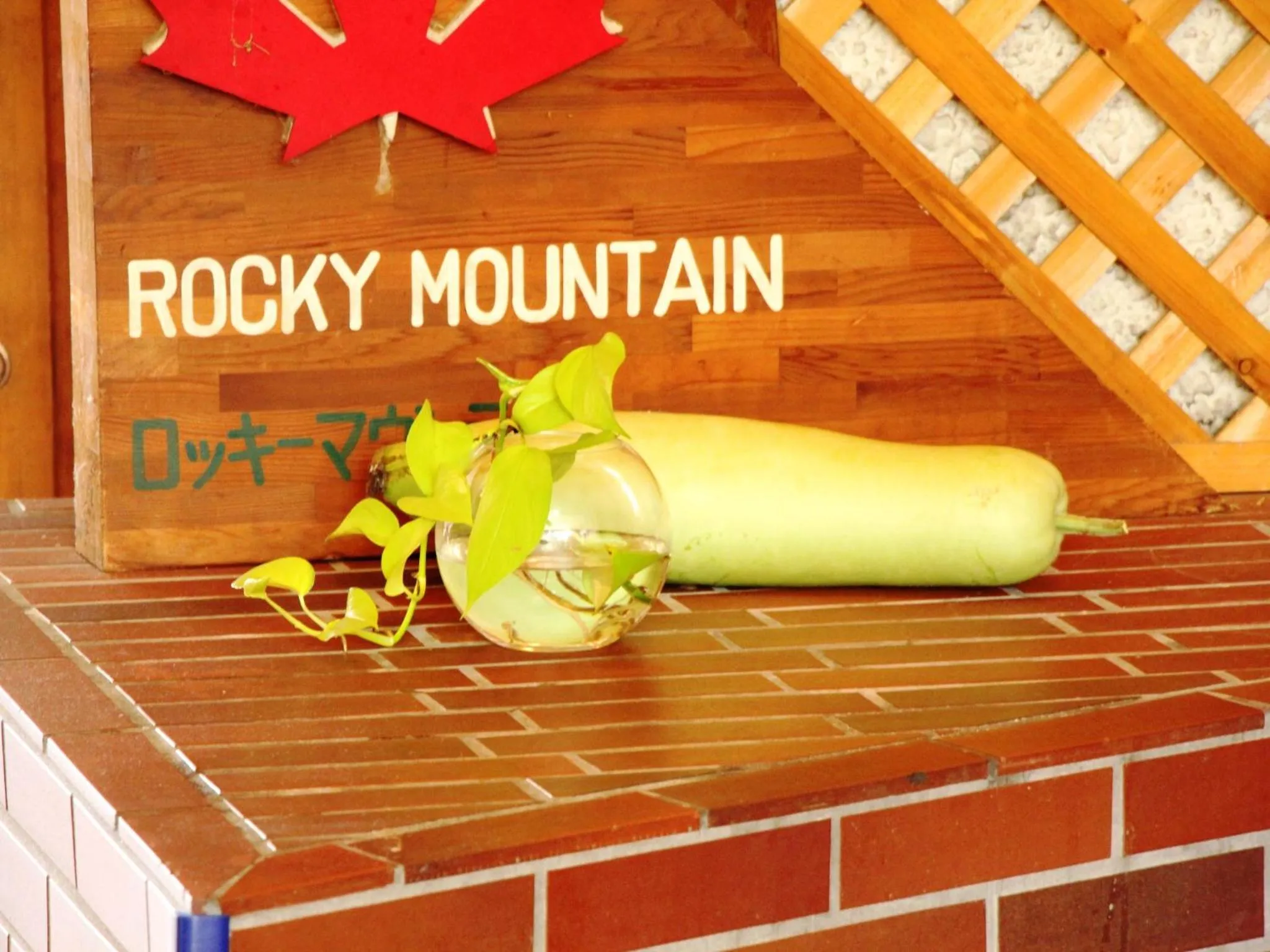 Decorative detail in Marchen House Madarao