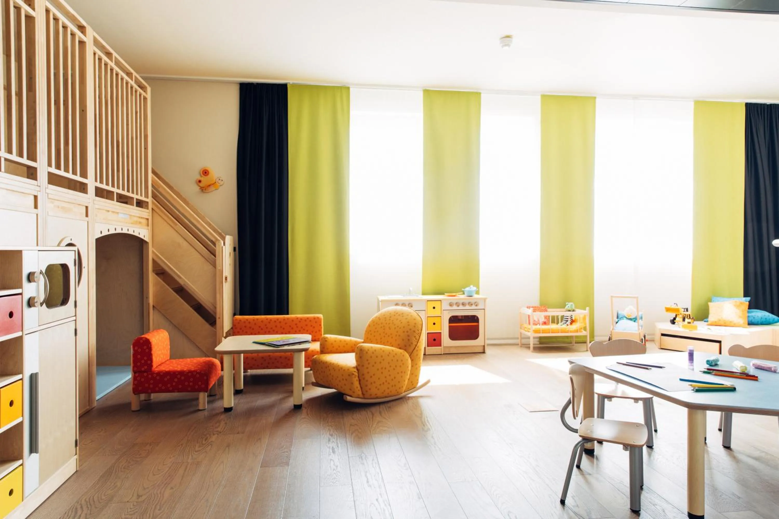 Children play ground in harry's home München hotel & apartments