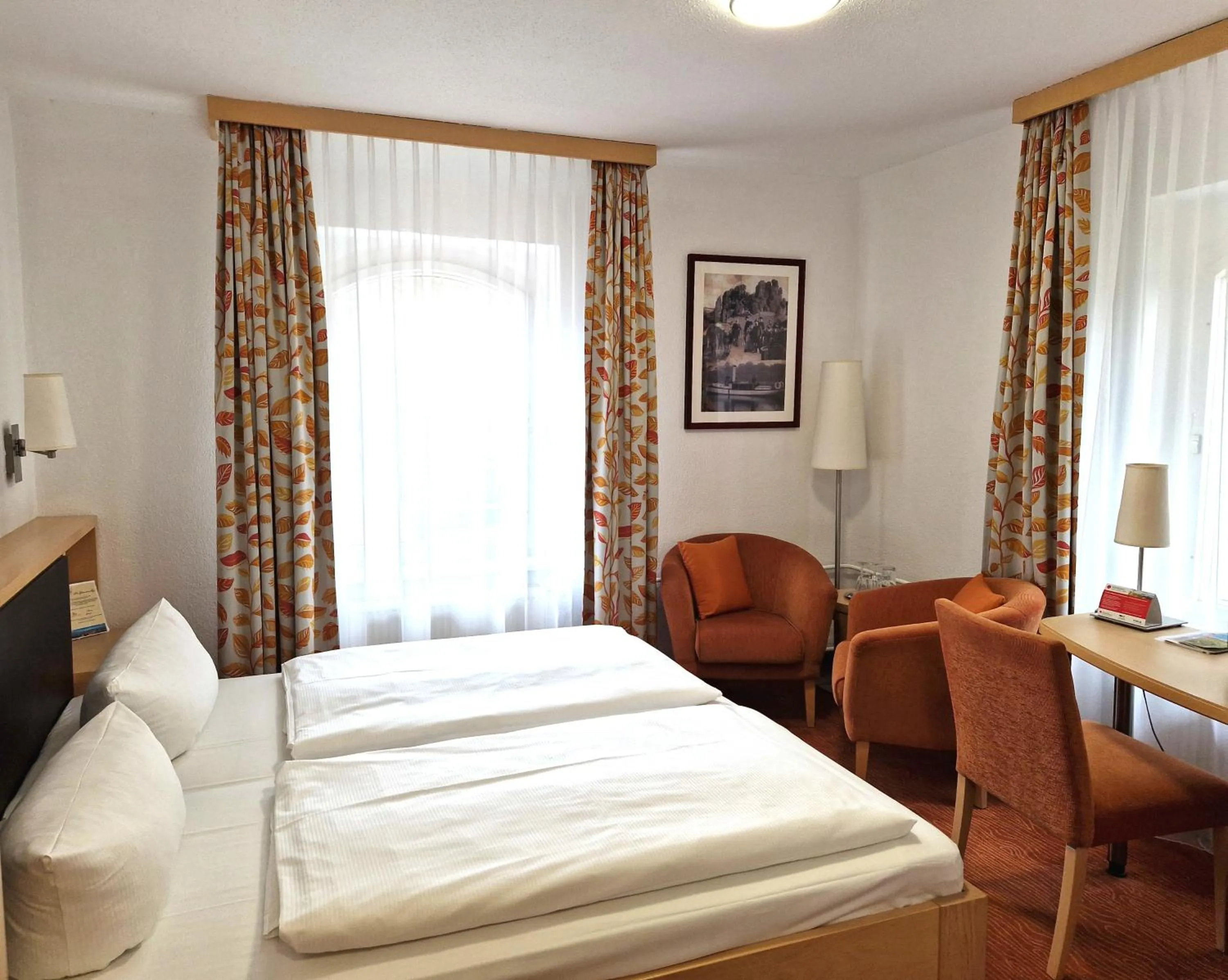 Photo of the whole room, Bed in Hotel Lindenhof Bad Schandau