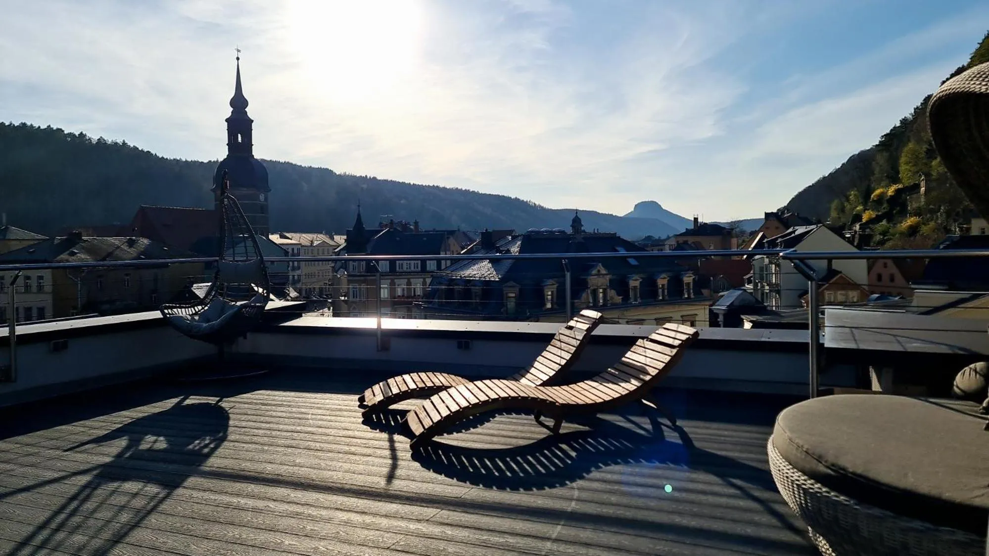 Balcony/Terrace in Hotel Lindenhof Bad Schandau
