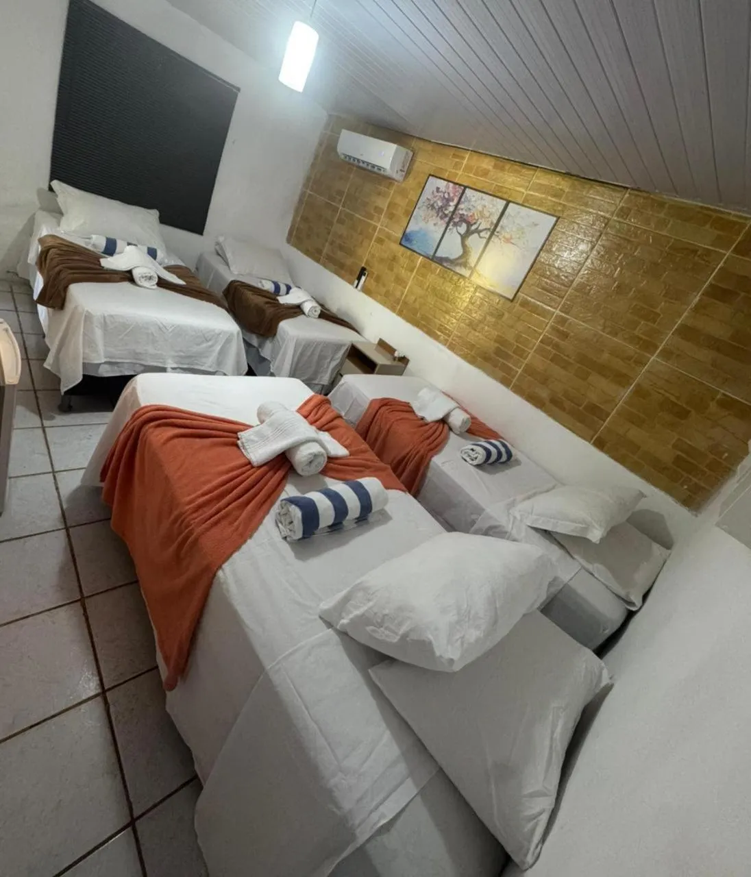 Bed in Pousada do Golfinho Fernando de Noronha