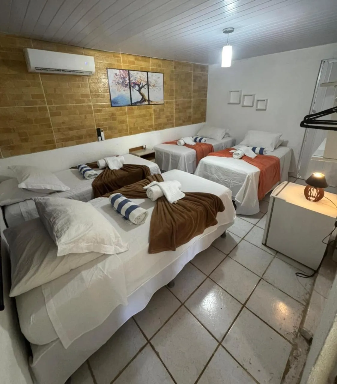 Bed in Pousada do Golfinho Fernando de Noronha