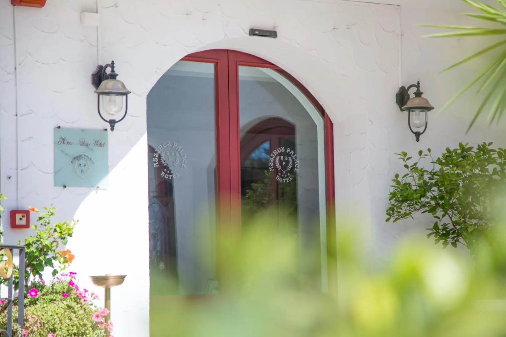 Facade/entrance in Assinos Palace Hotel