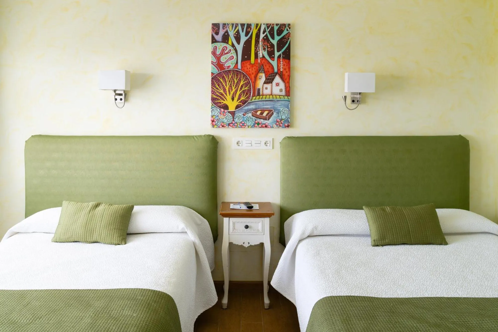 Bed in Hotel el Pinar