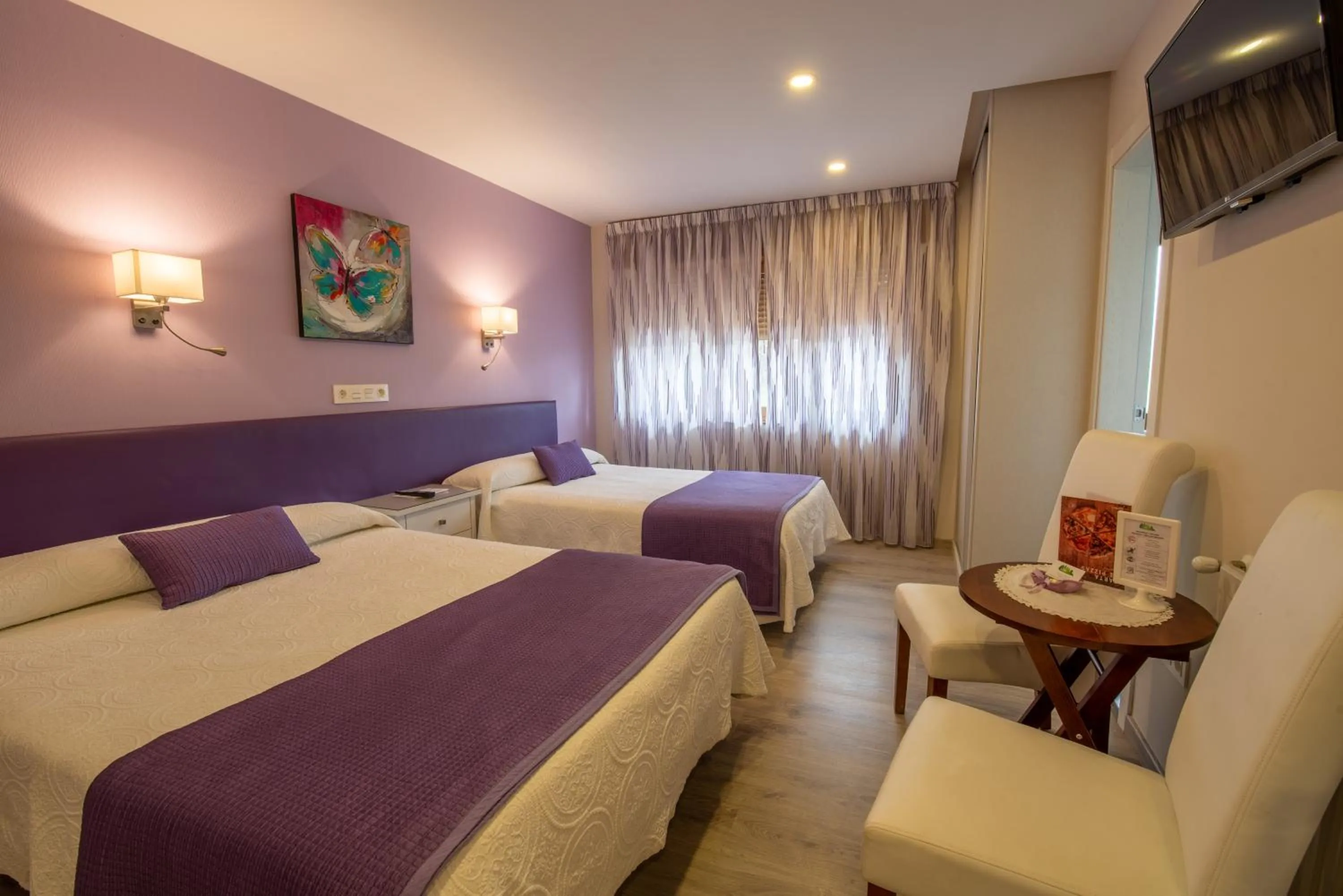 Bed in Hotel el Pinar