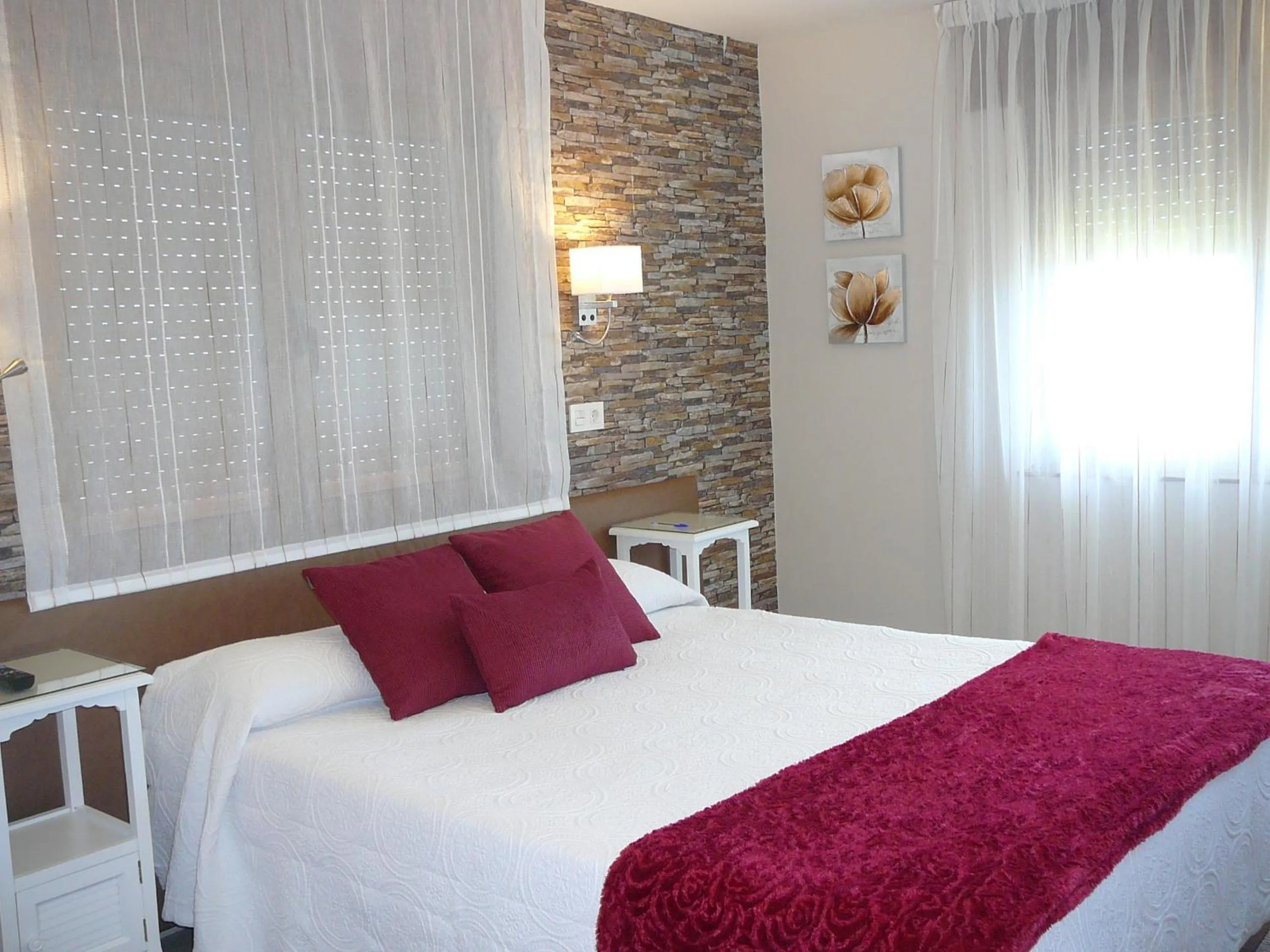 Decorative detail, Bed in Hotel el Pinar