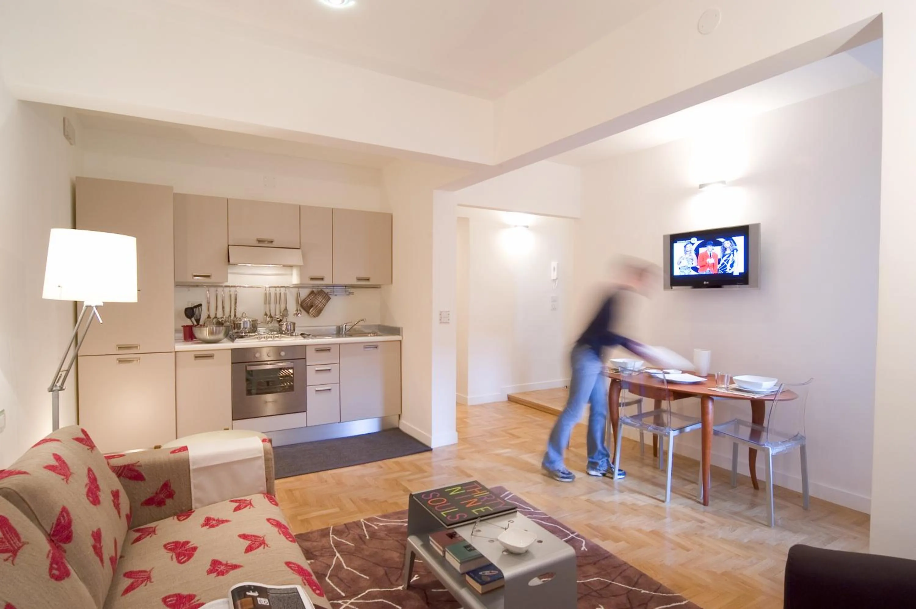 Living room in Residenza Matteotti
