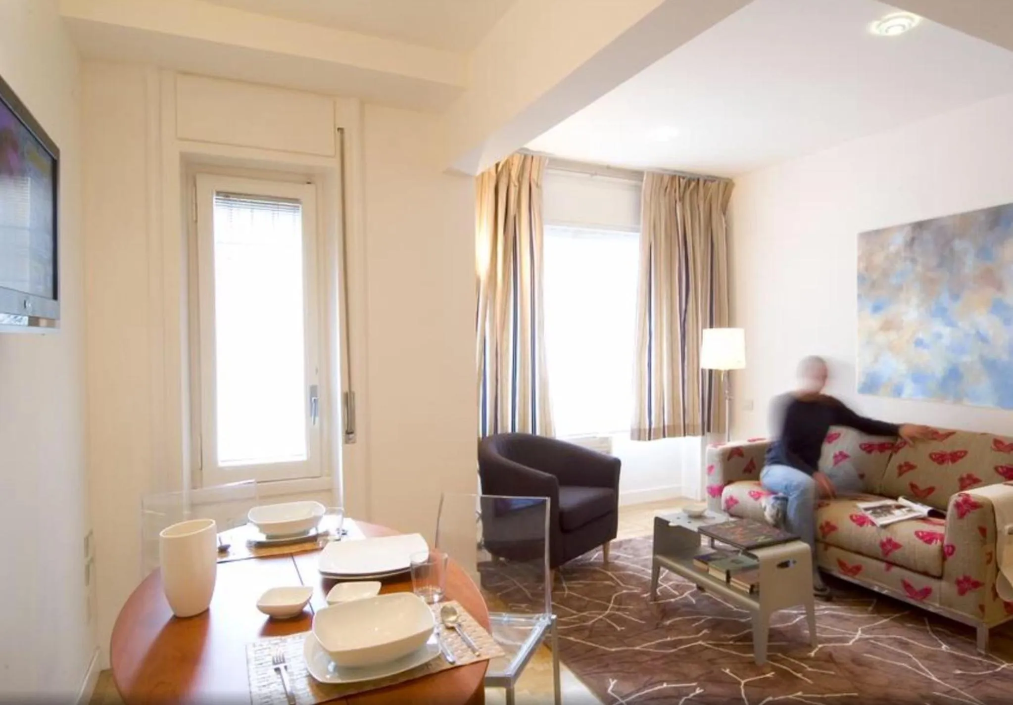 Living room in Residenza Matteotti