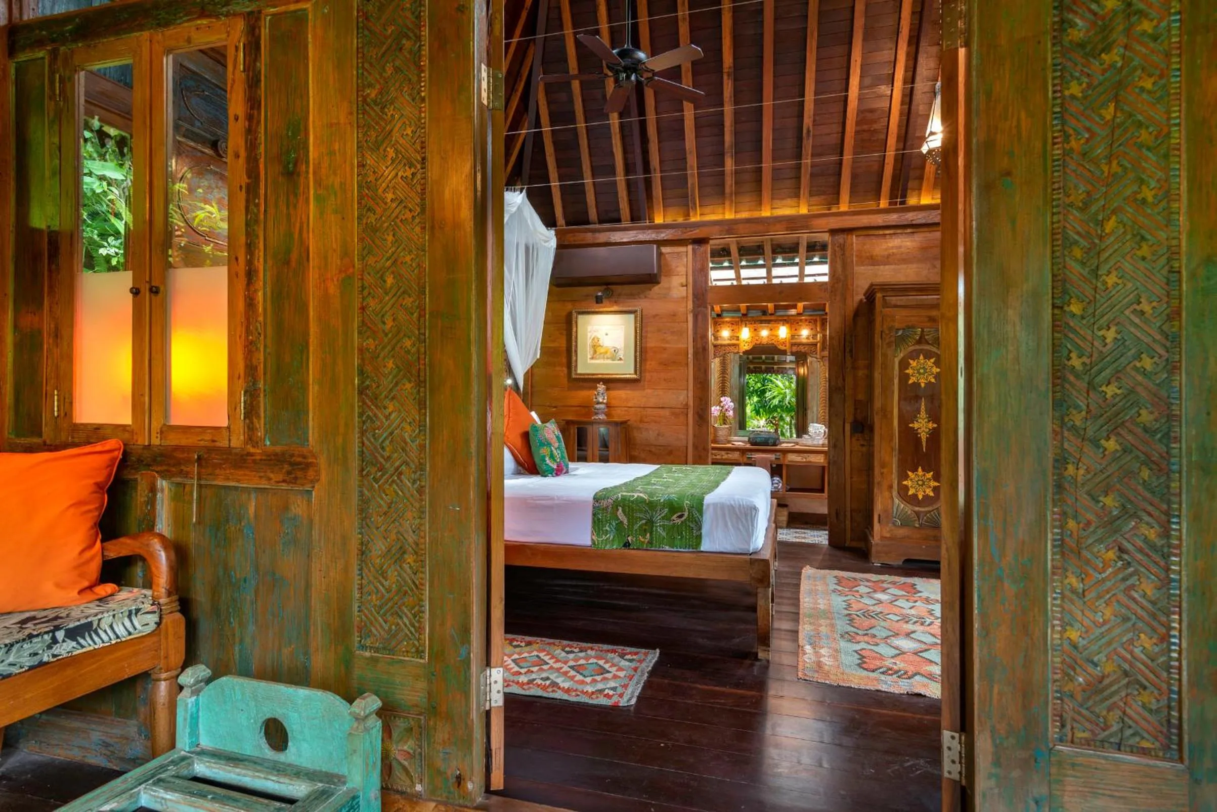 Bed in Lumina Wellness Retreat