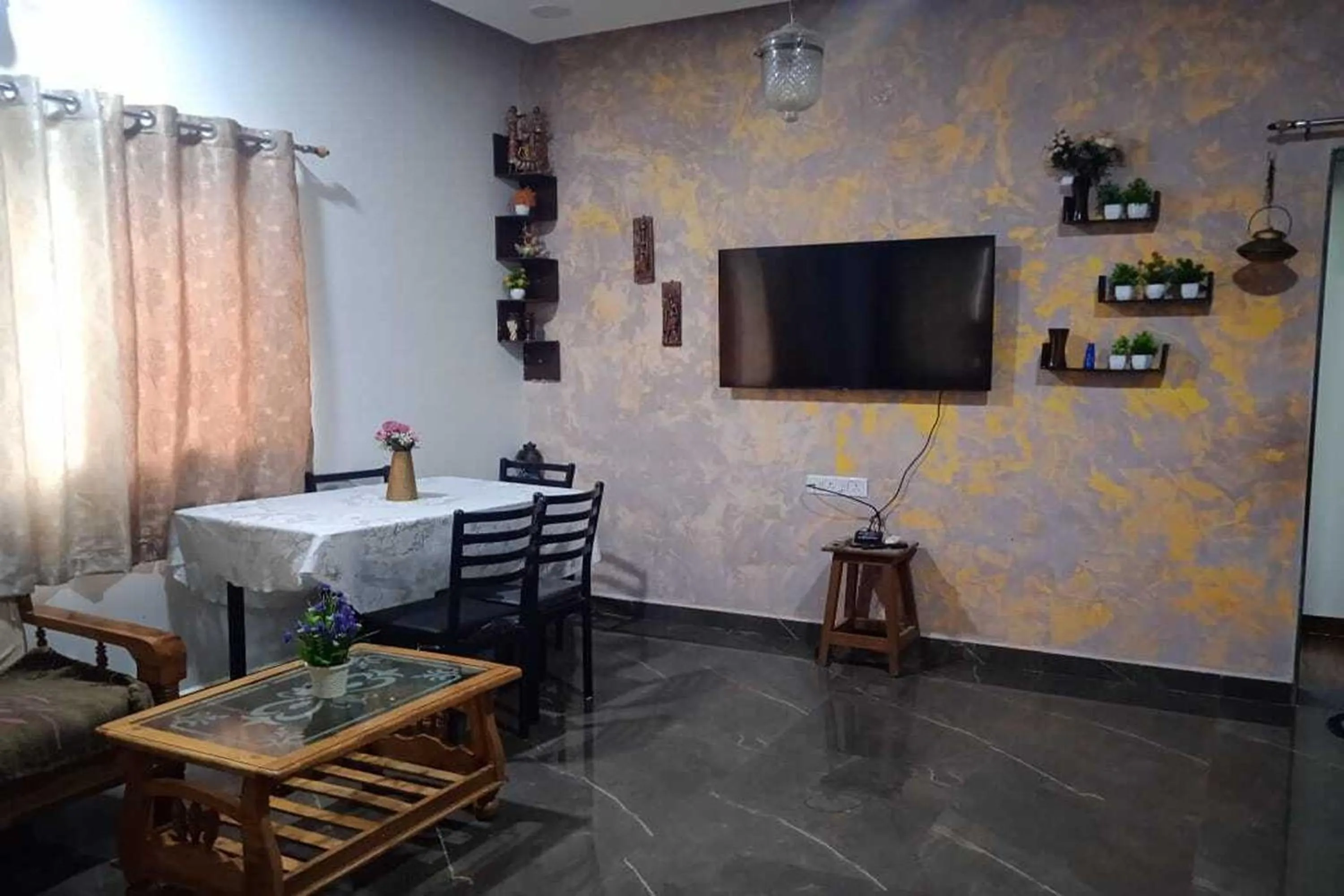 Living room in Vighnaharta Villa