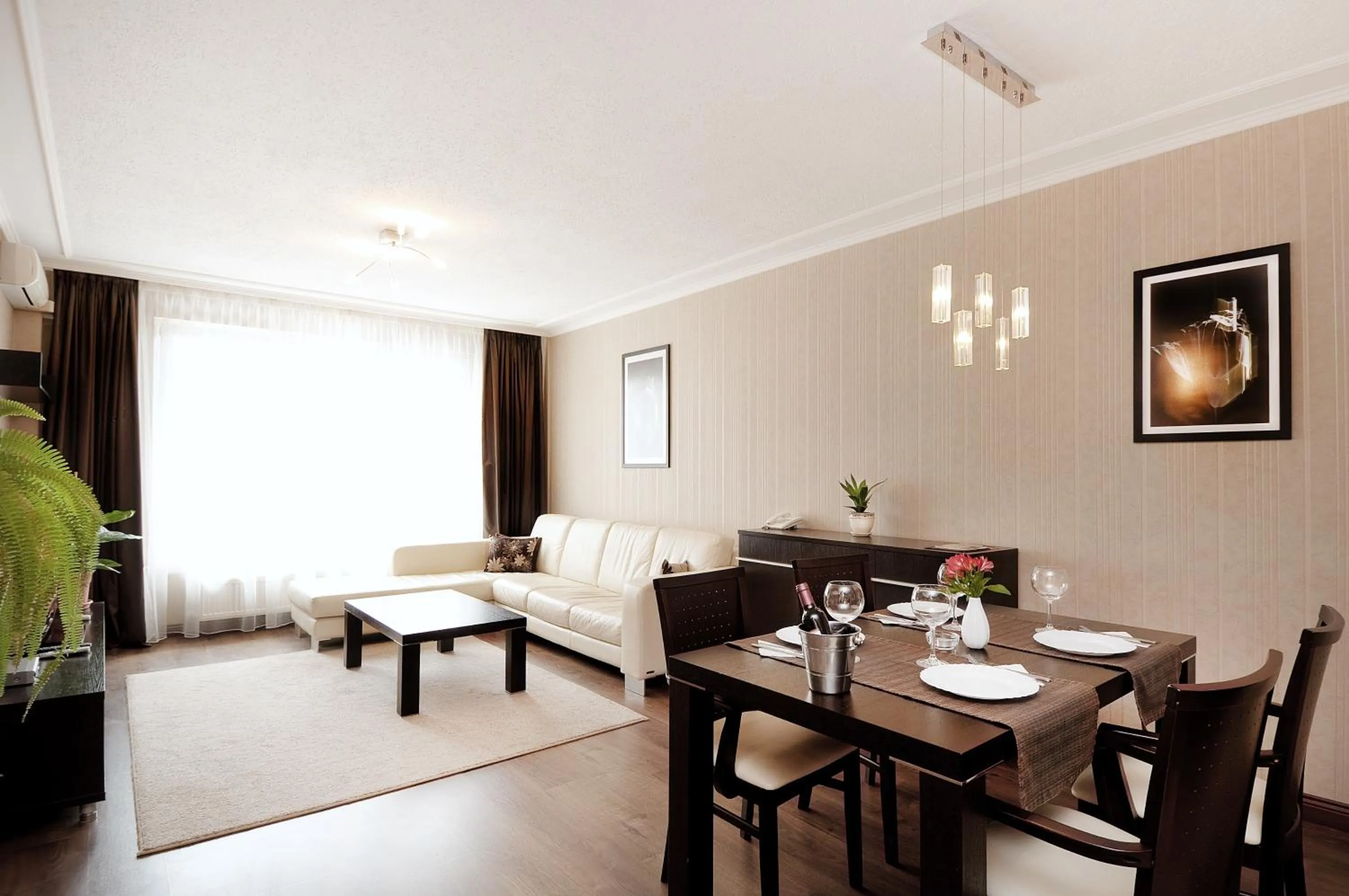 Kitchen or kitchenette in Apartments Carrera