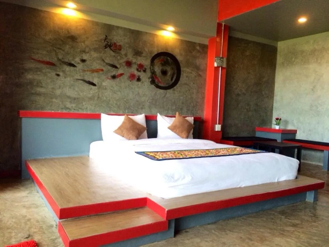 Bedroom, Bed in Wang Put Tan Boutique House