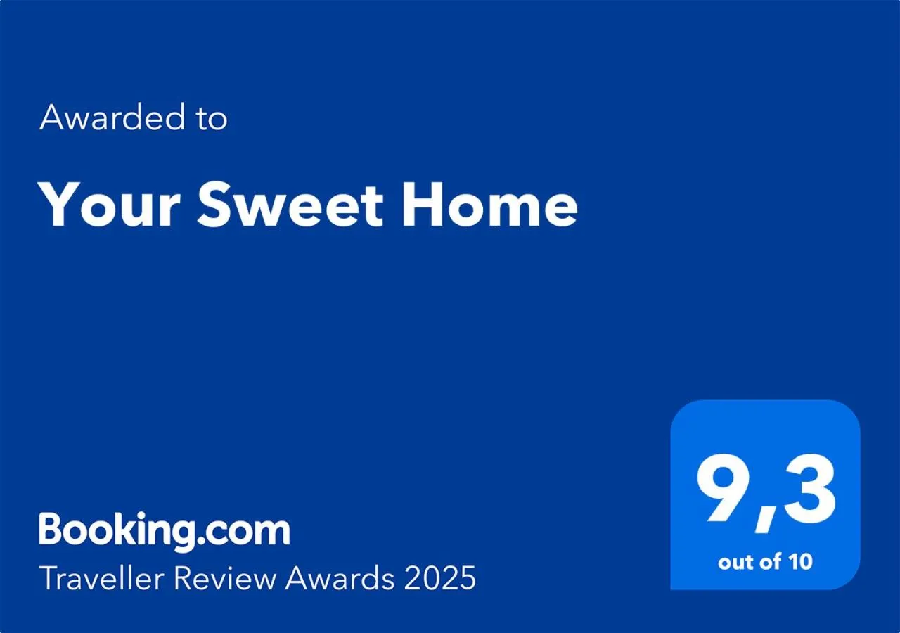 Certificate/Award in Your Sweet Home