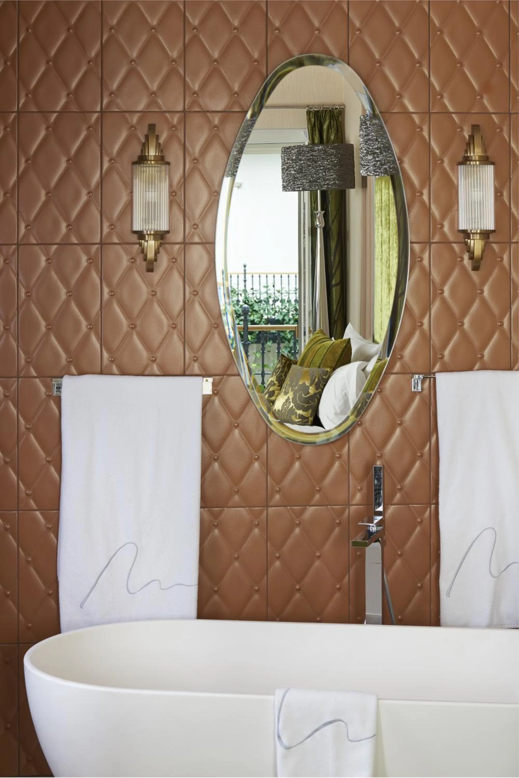 Bathroom in Aria Hotel Budapest by Library Hotel Collection