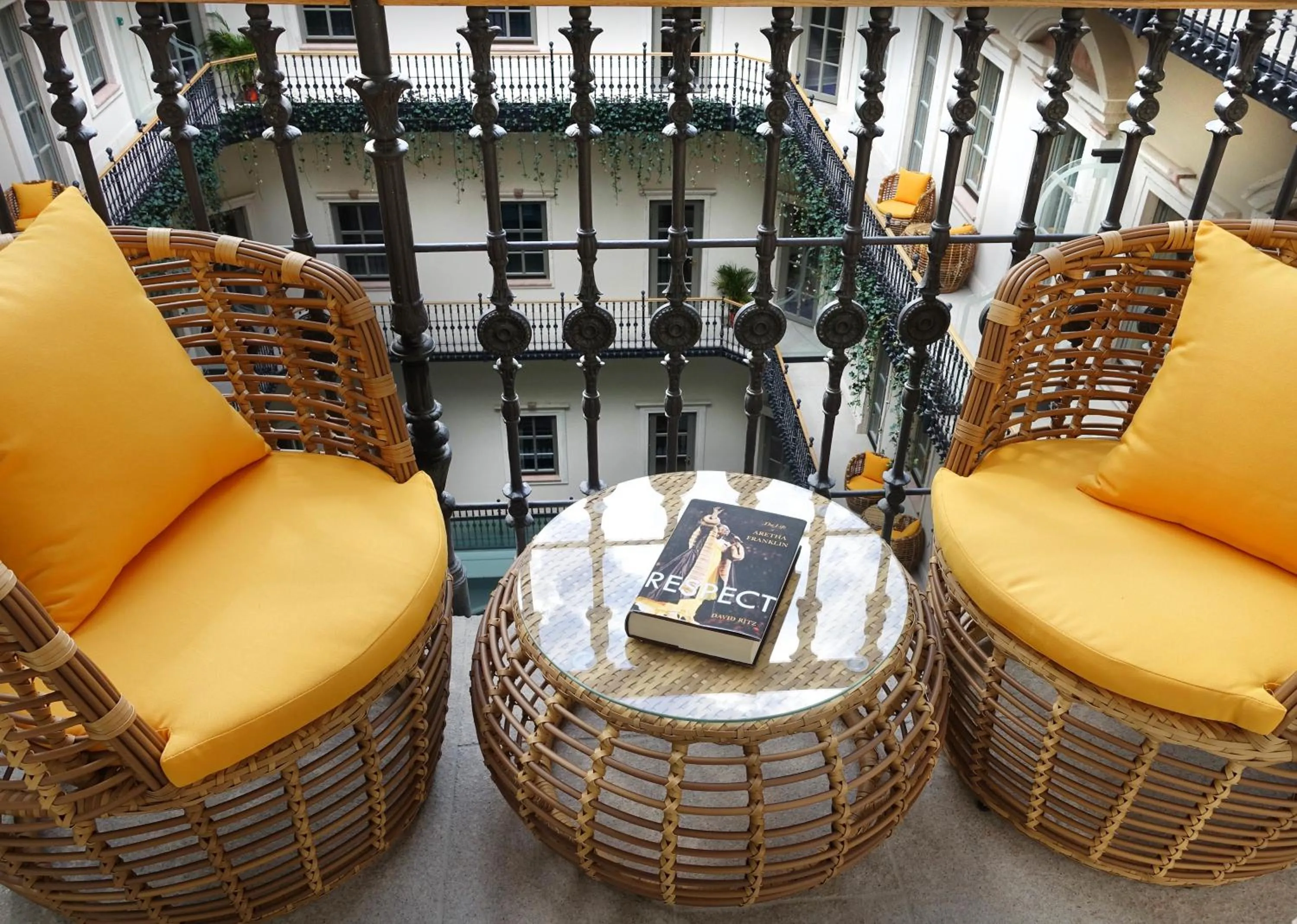 Balcony/Terrace in Aria Hotel Budapest by Library Hotel Collection