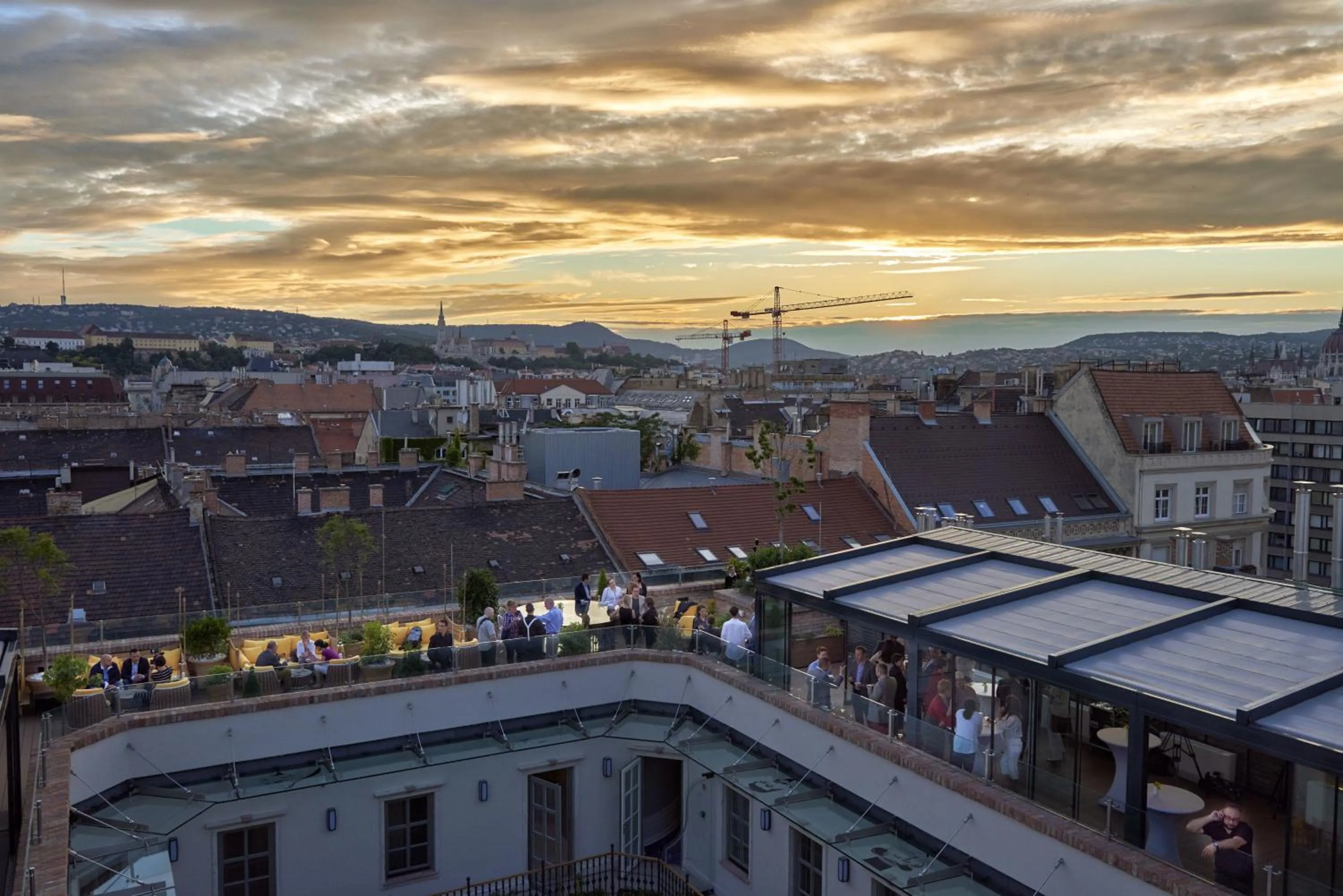 Lounge or bar in Aria Hotel Budapest by Library Hotel Collection