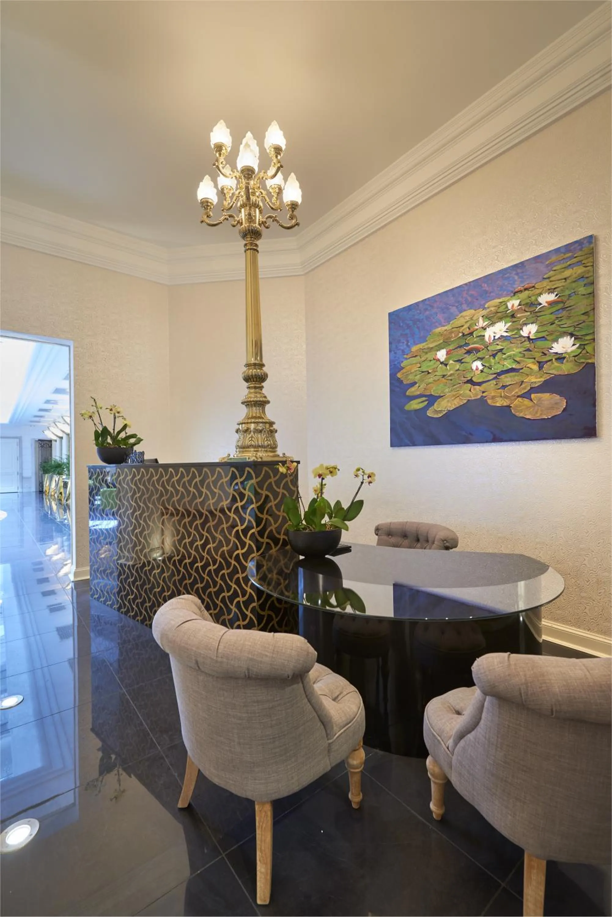 Lobby or reception in Aria Hotel Budapest by Library Hotel Collection