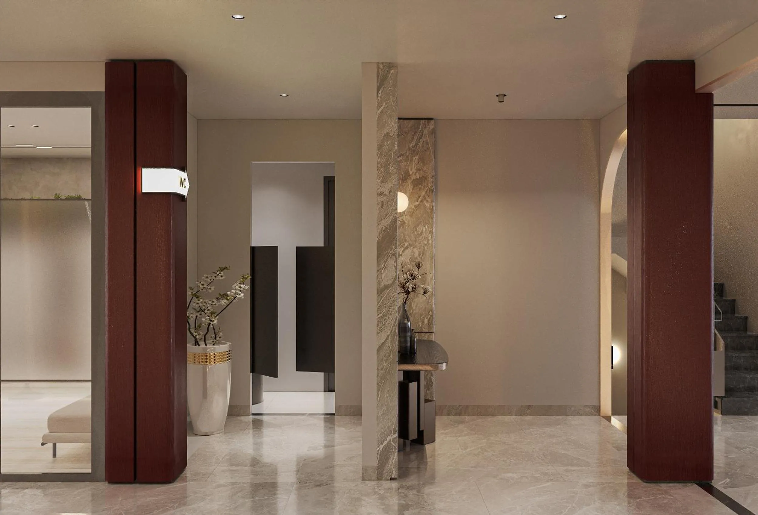 Lobby or reception in The Concept Hotel HCMC- Premium