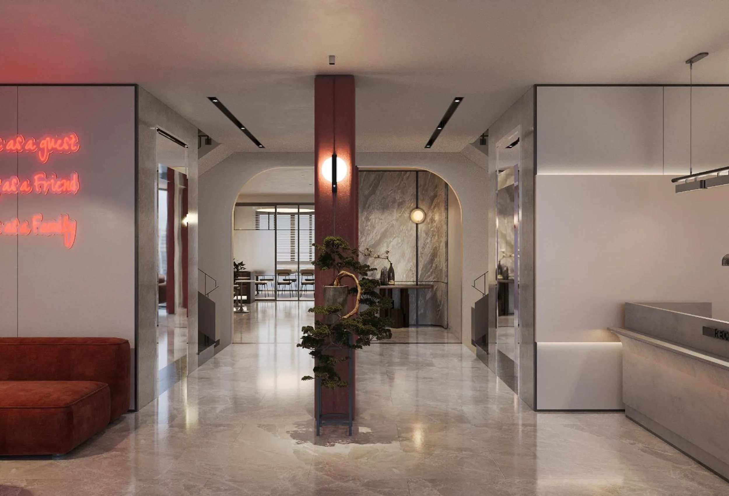 Seating area in The Concept Hotel HCMC- Premium