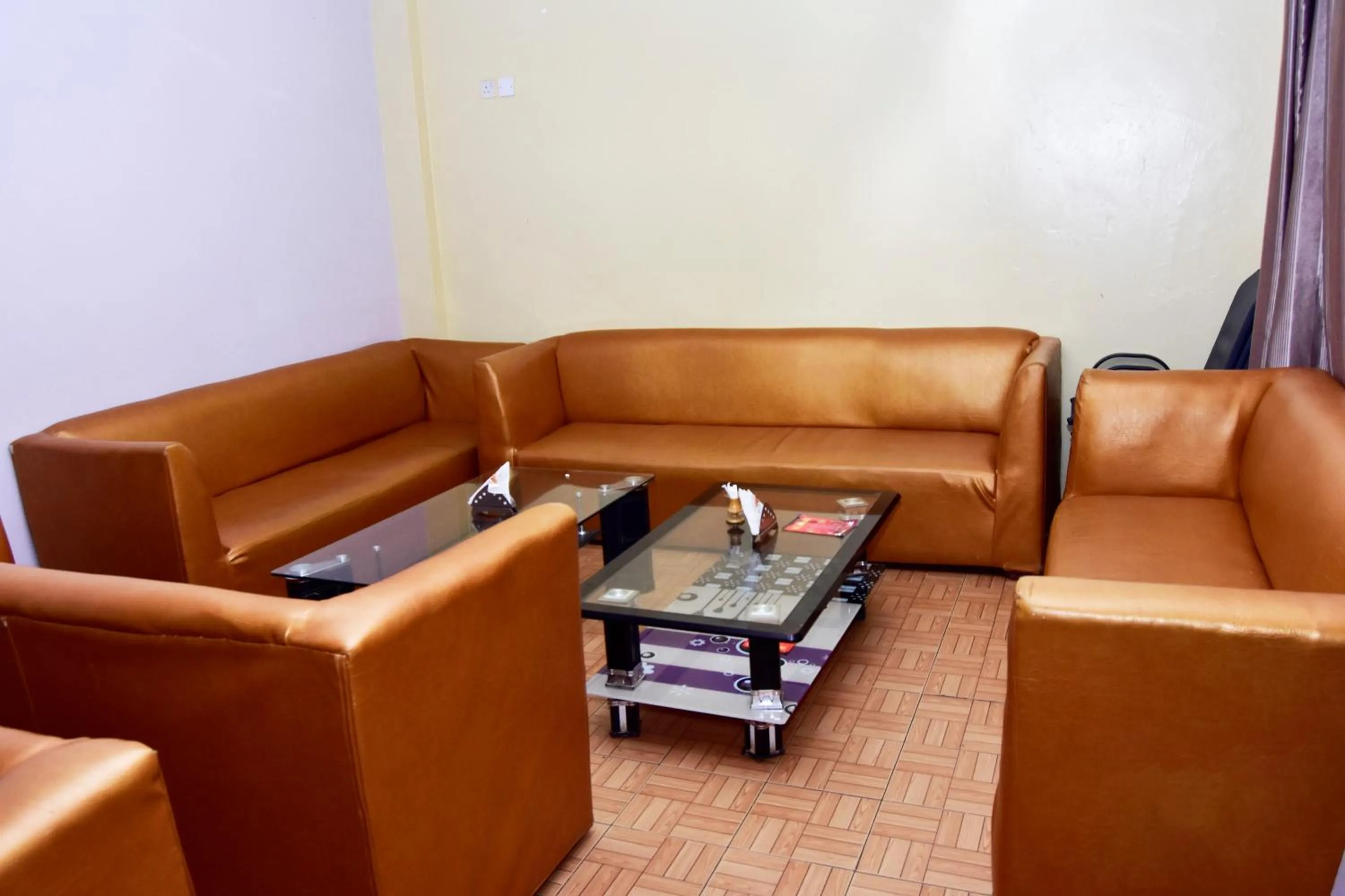 Seating area in Sunstar Hotel Nairobi