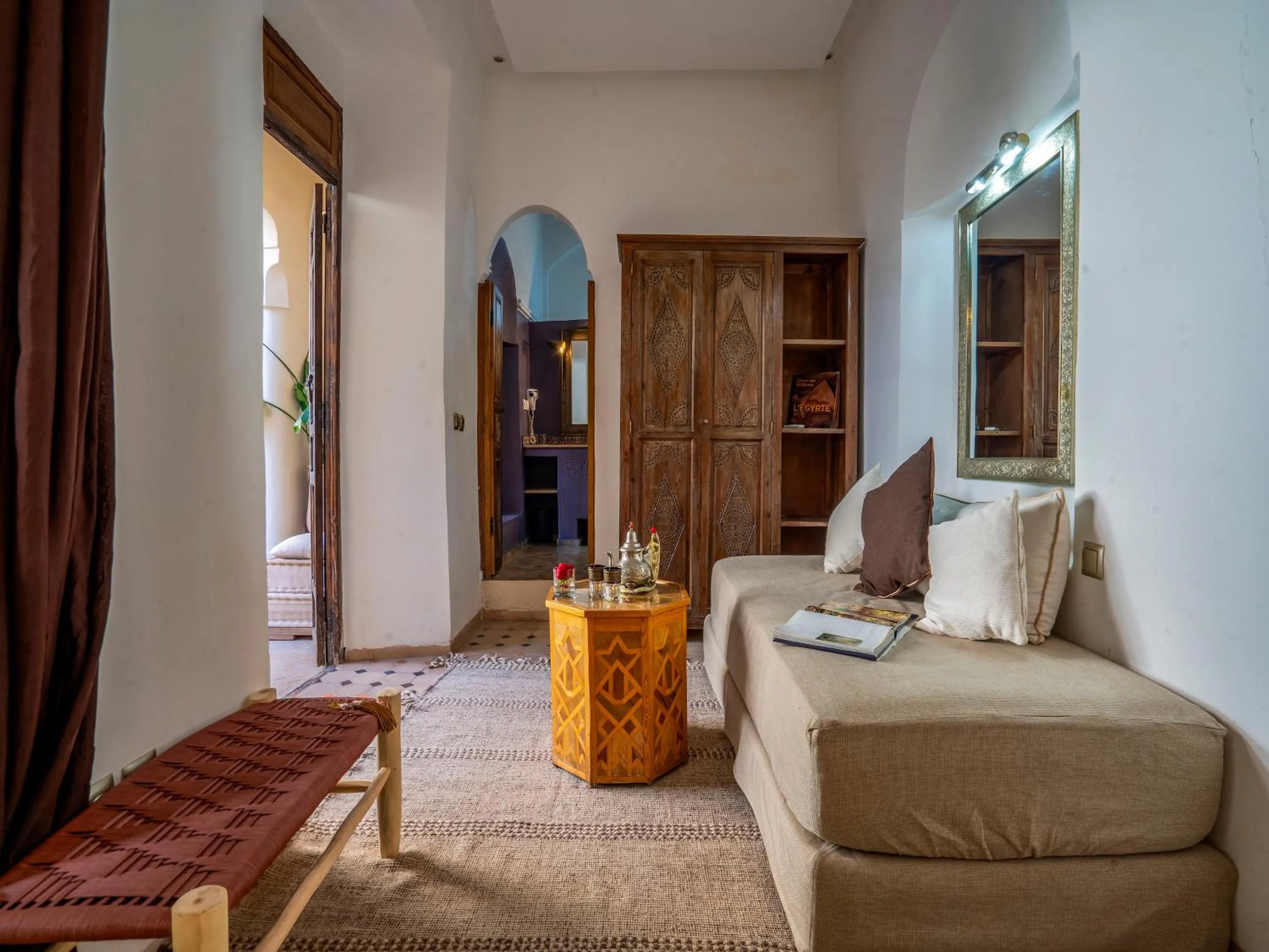 Seating area in Riad Maialou & SPA