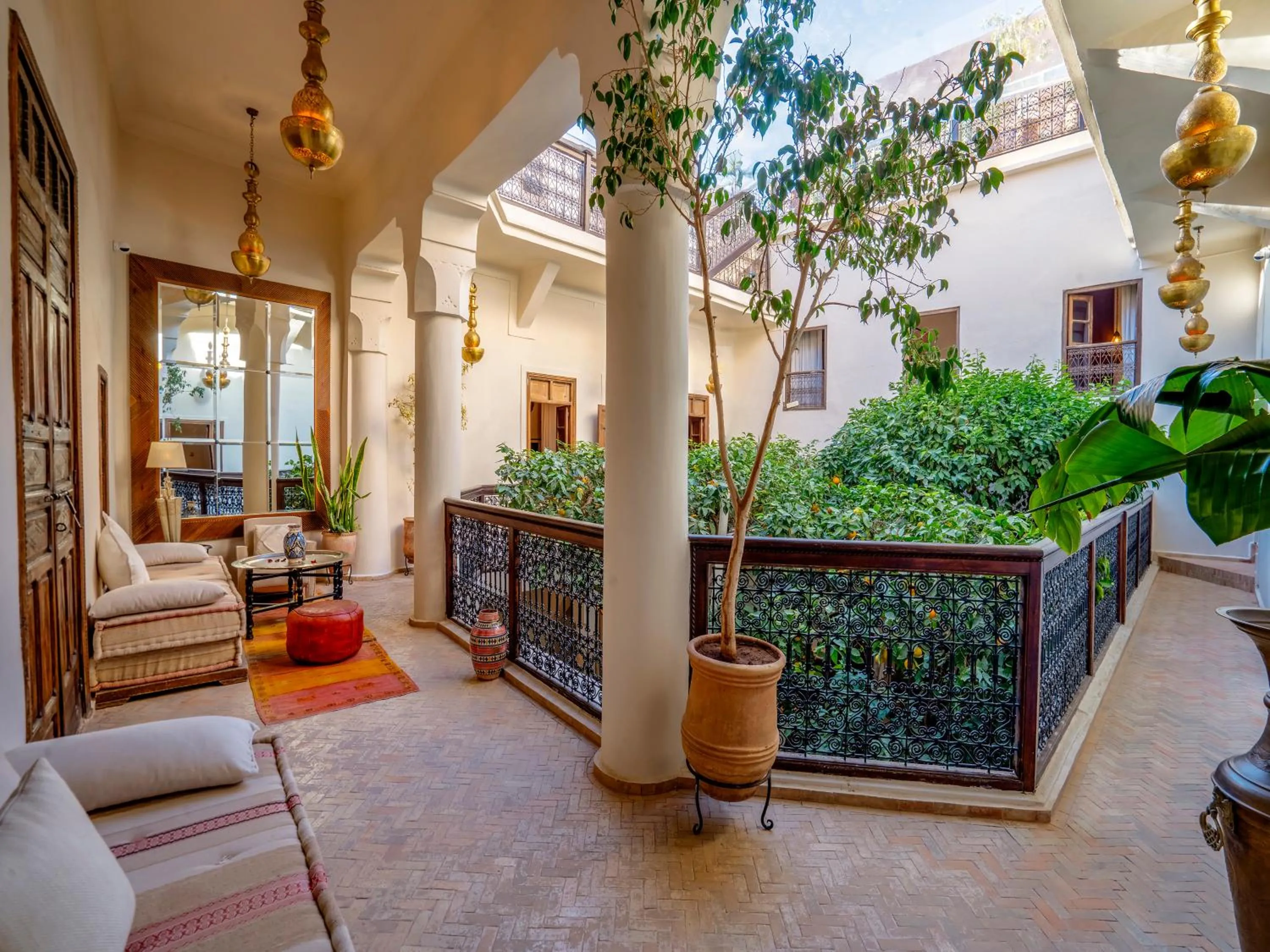 Garden view in Riad Maialou & SPA