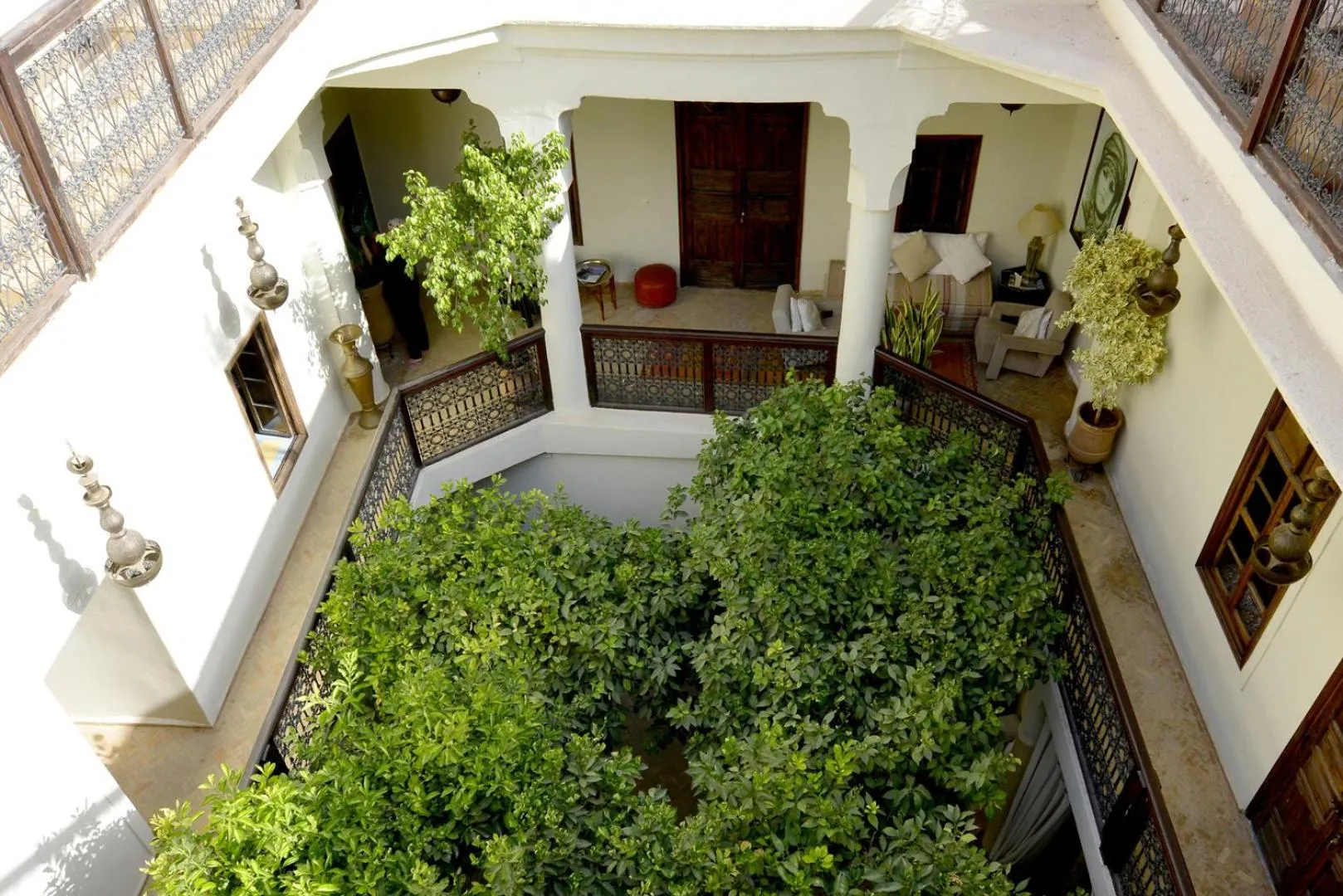 Garden view in Riad Maialou & SPA