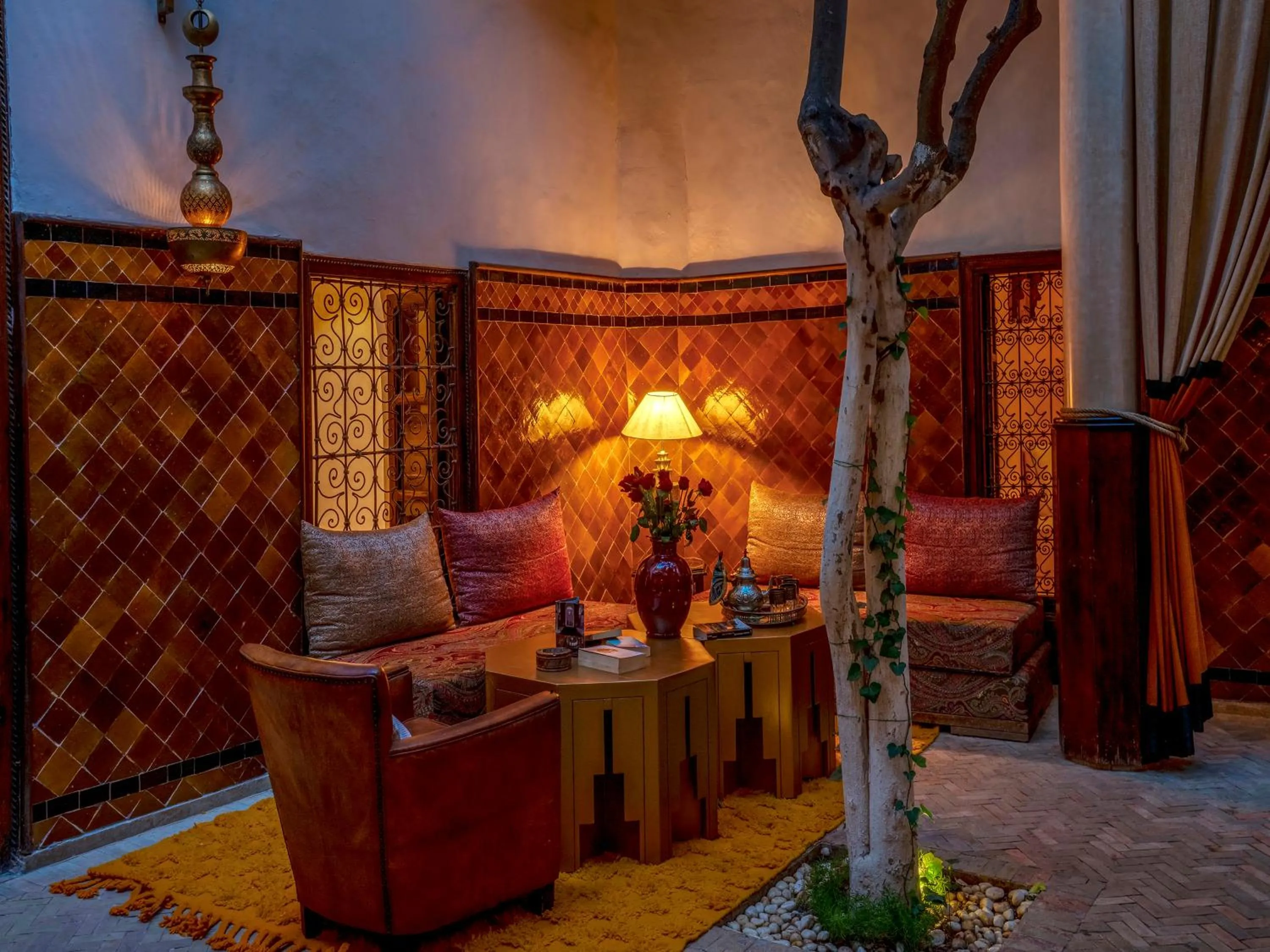 Living room in Riad Maialou & SPA