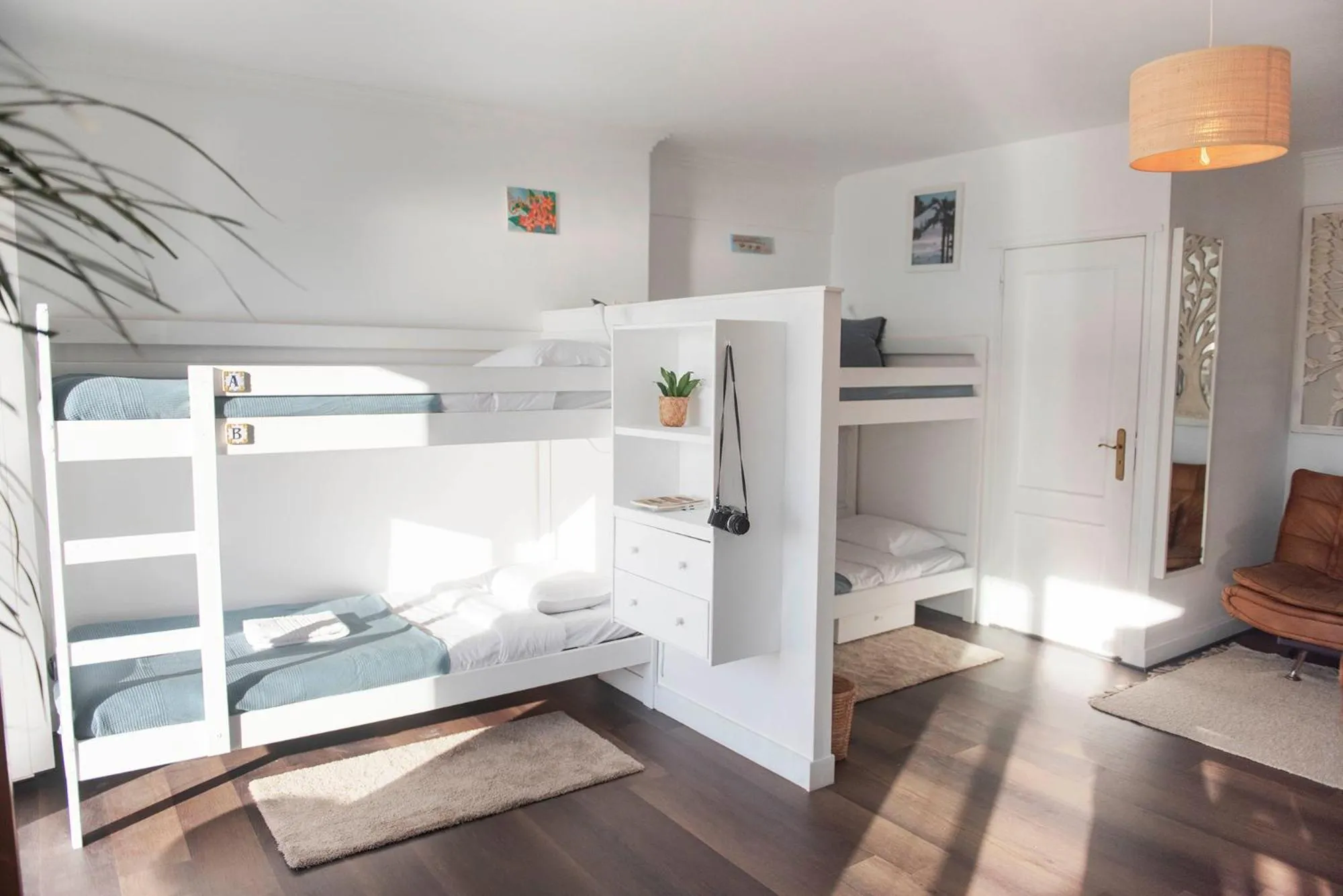 View (from property/room), Bed in Laneez Ericeira Surf House