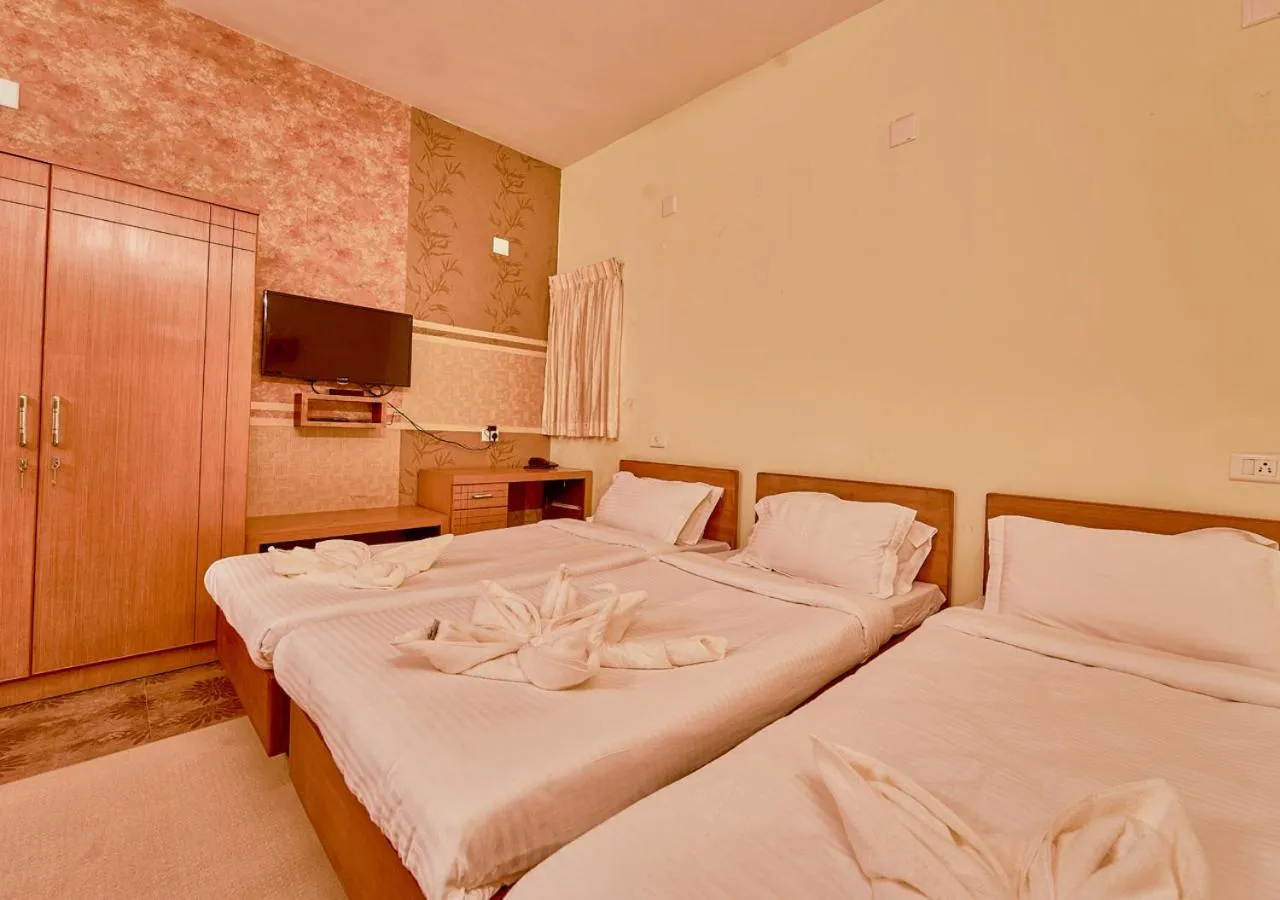 Photo of the whole room, Bed in Ushasree Wayanad Premium Pool Resort by VOYE HOMES