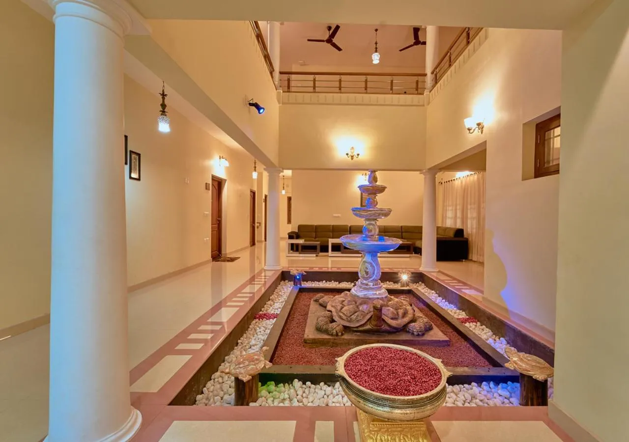 Patio in Ushasree Wayanad Premium Pool Resort by VOYE HOMES