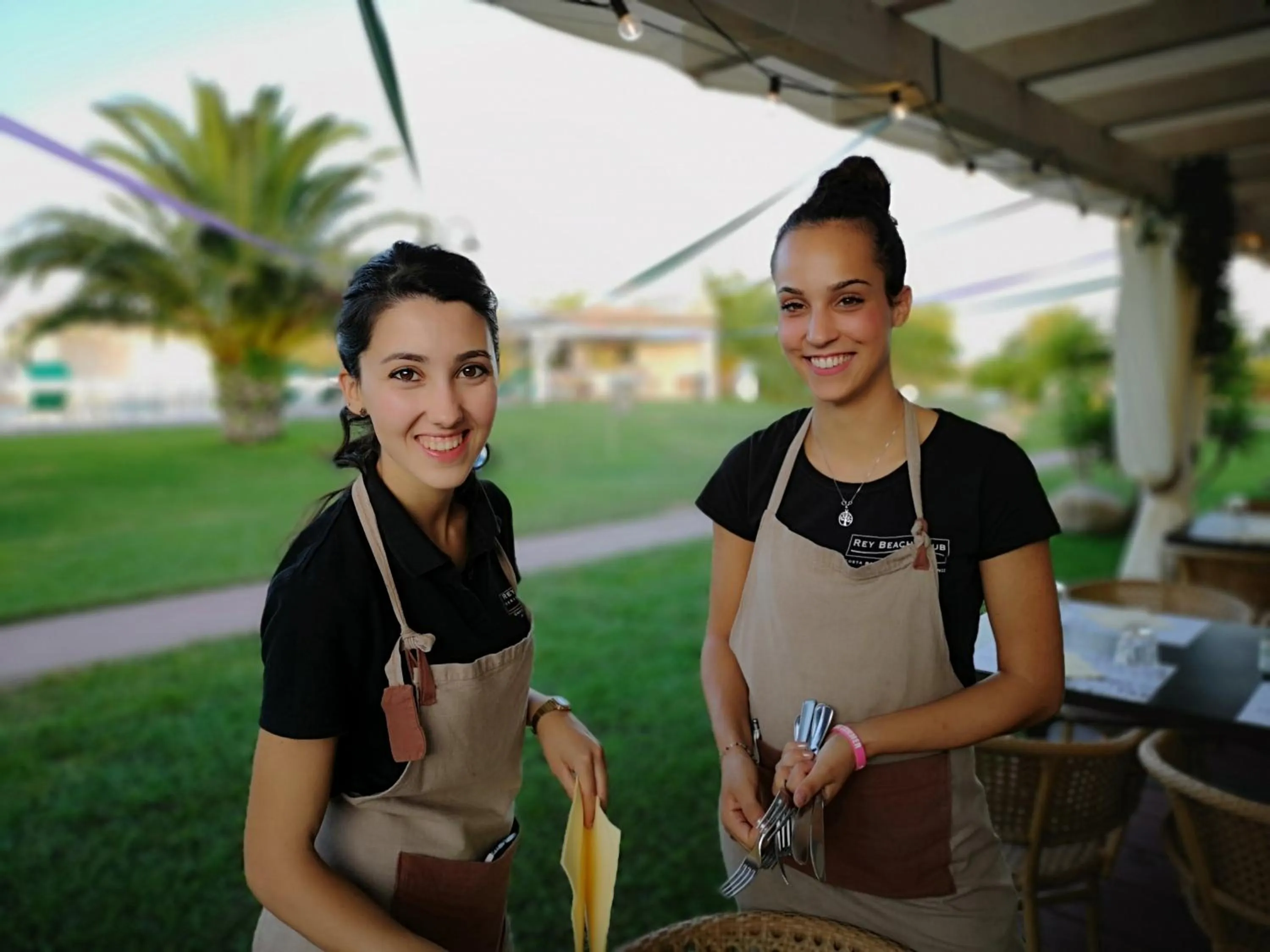 Staff in Rey beach Club