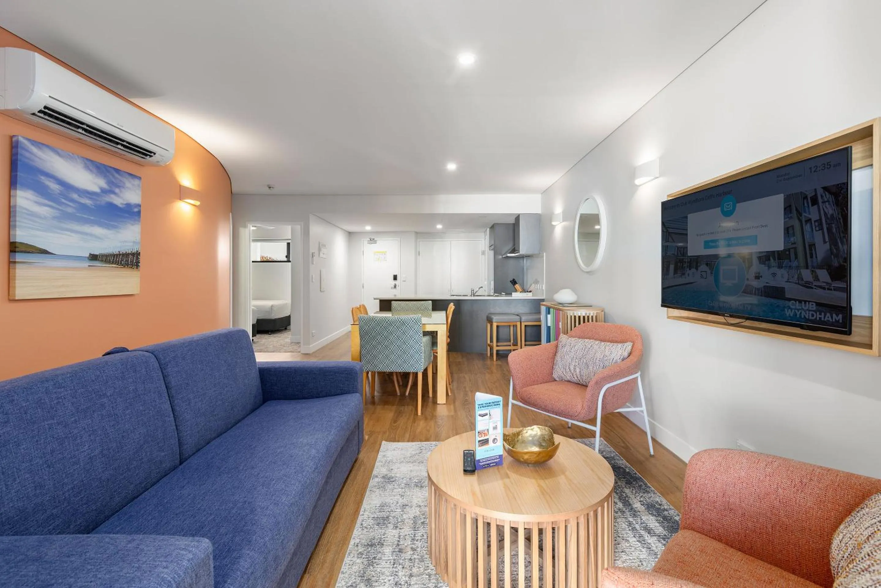 Living room in Club Wyndham Coffs Harbour, Trademark Collection by Wyndham