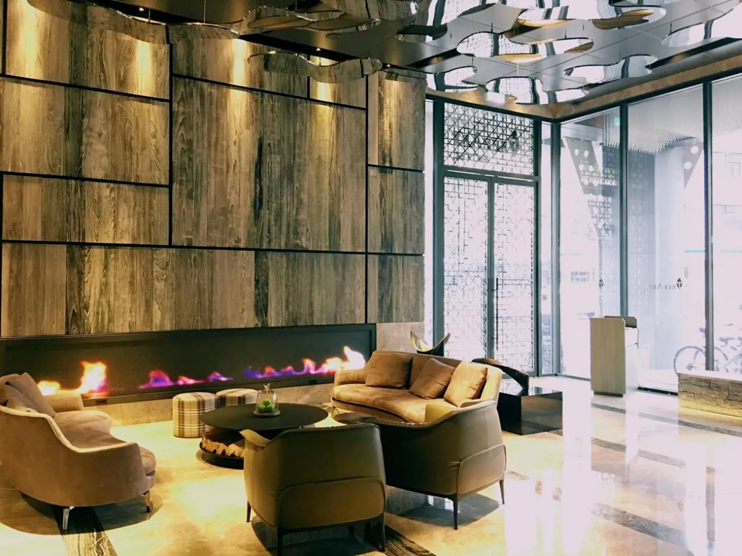 Lobby or reception in Treeart Hotel