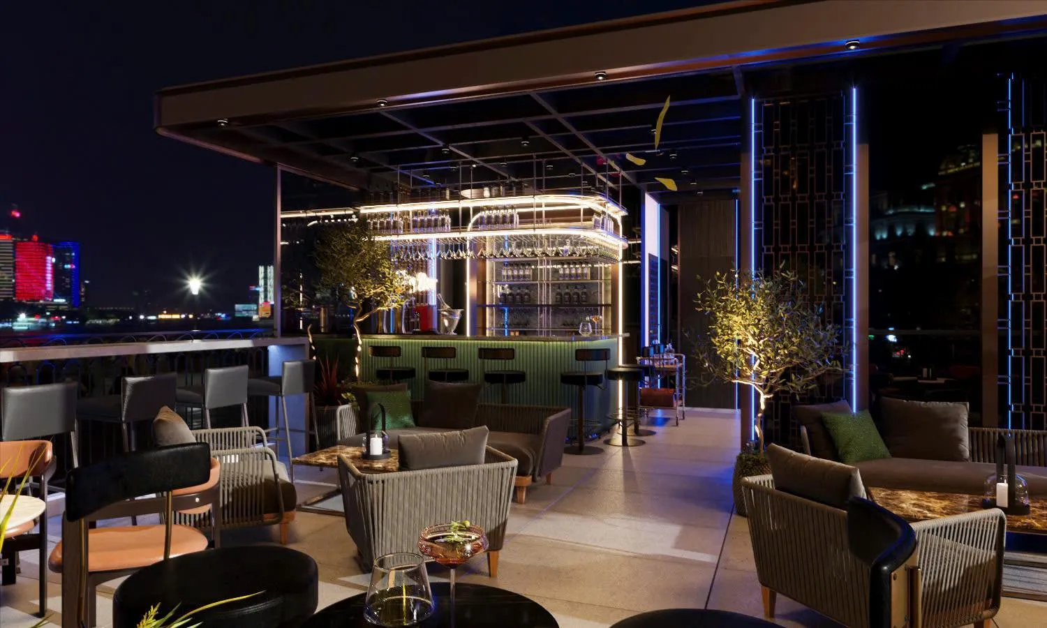 Lounge or bar in Sunline Central Hotel