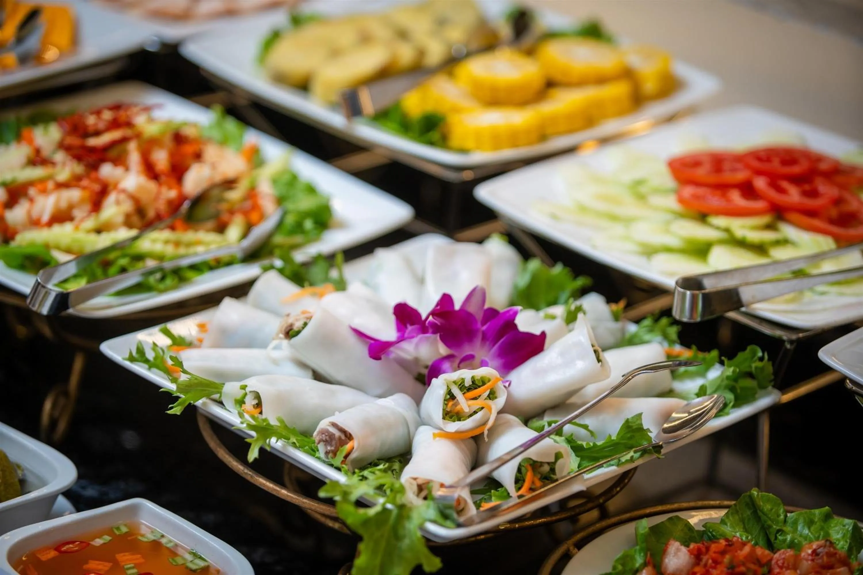 Buffet breakfast in Sunline Central Hotel