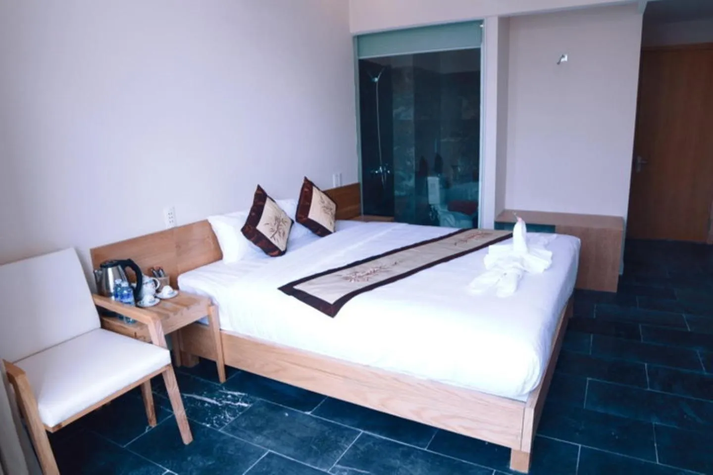 Living room, Bed in Jolie Villa Hoi An